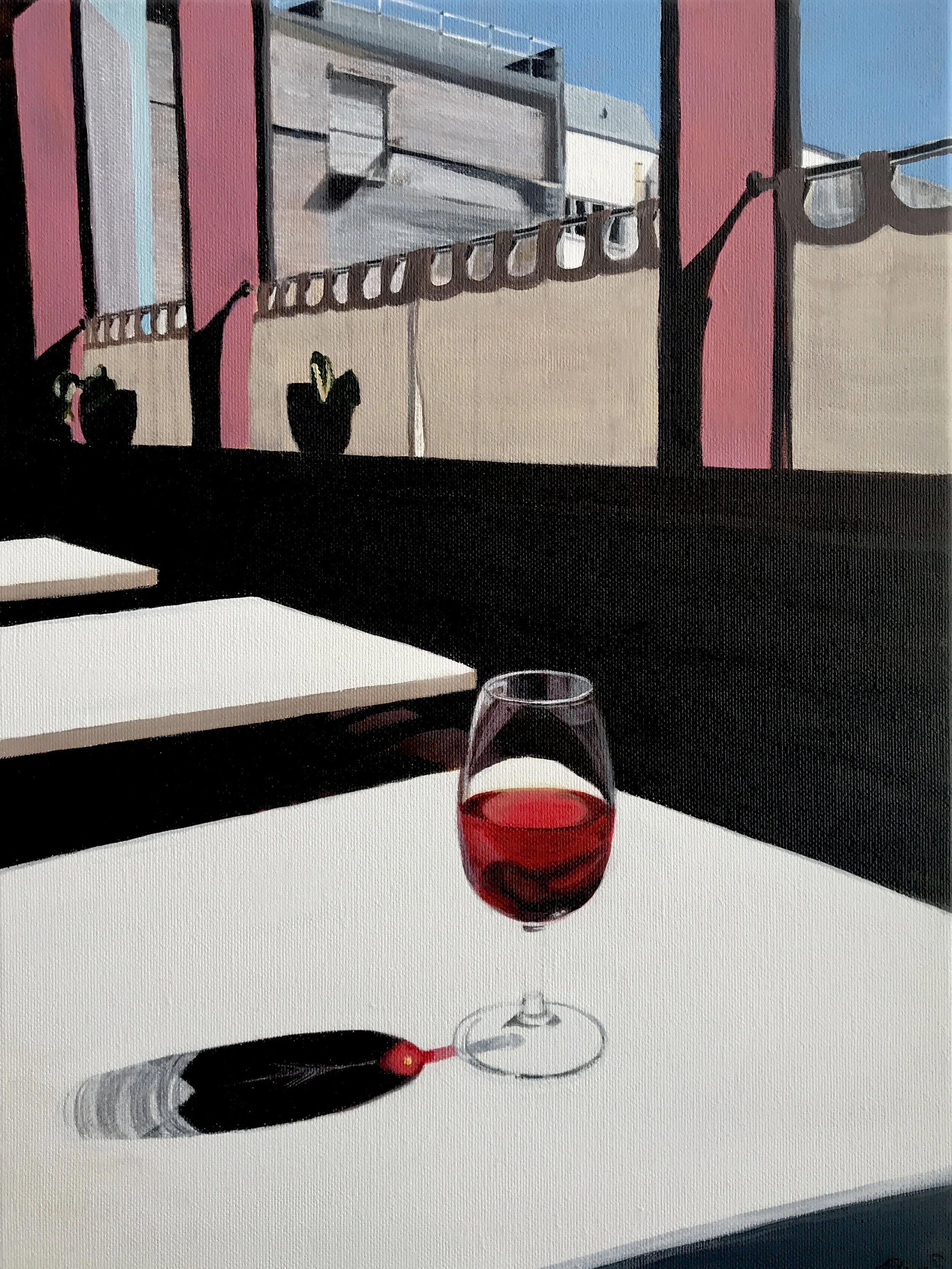 Sisiter, 40 x 30 cm, Acrylic painting on canvas
2026. Take a closer look at the reflection in the glass. Sister Ray, Wolstenholme Square, Liverpool
