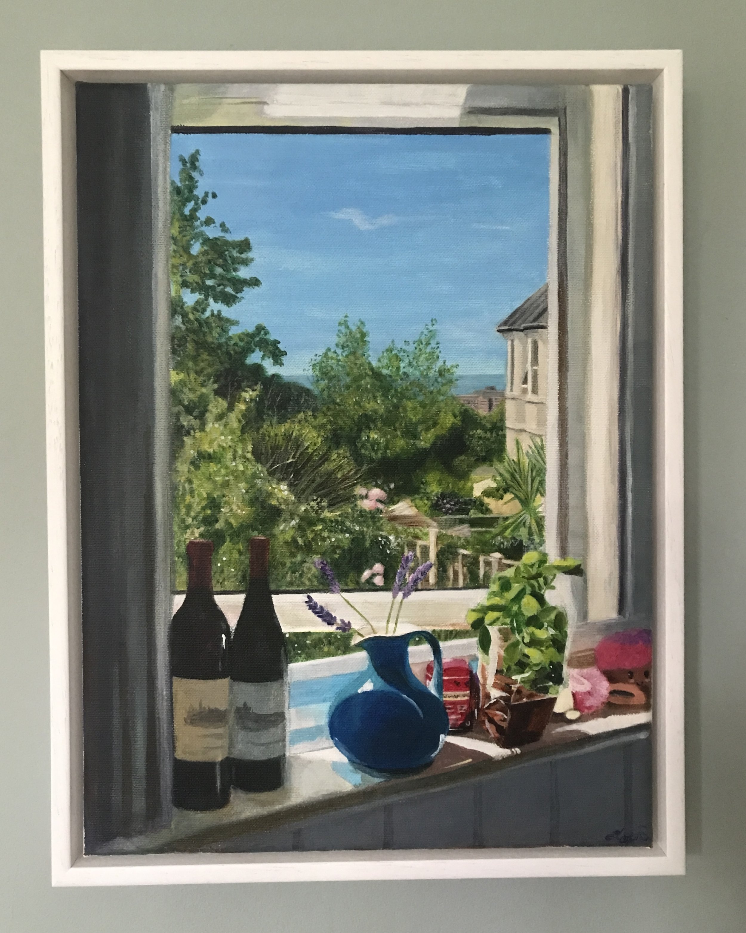 Lavender, Hastings, 2026, acrylic painting on canvas board, 30 x 40 cm. Giclée prints available by request, limited to 25