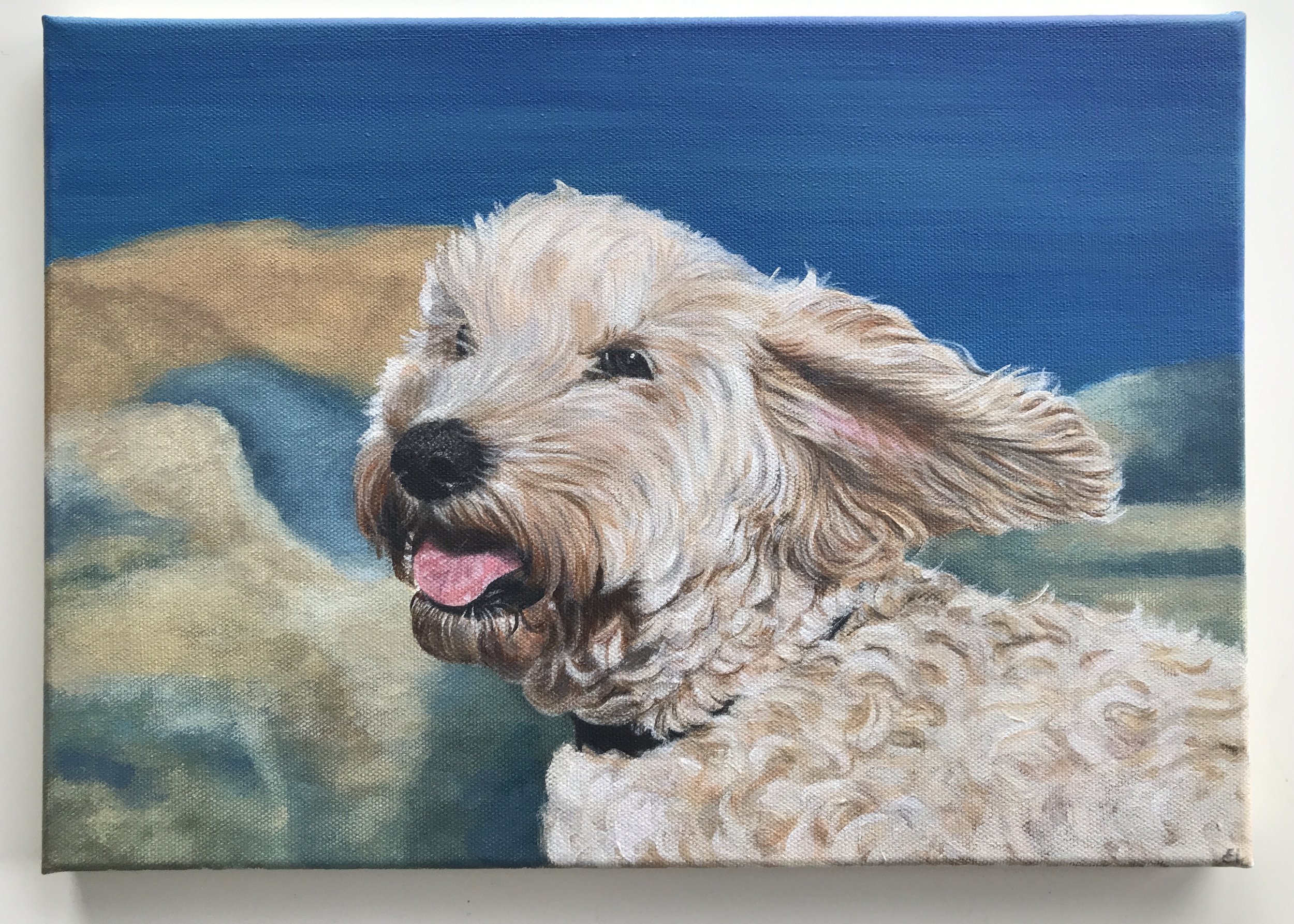 Lily, 10x14 inches, acrylic on canvas, 2025