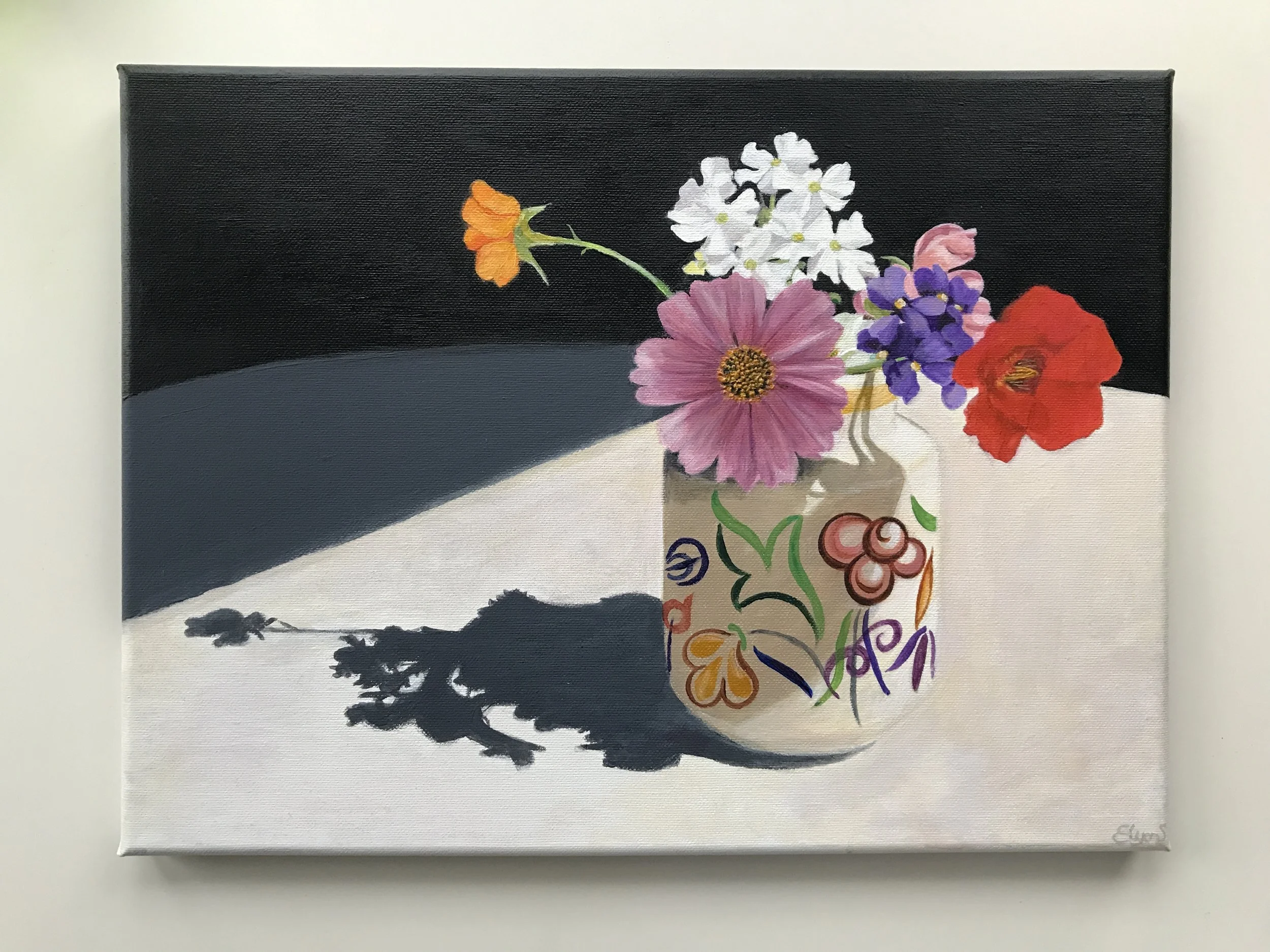 July, 30 x 40cm, acrylic on canvas, 2026