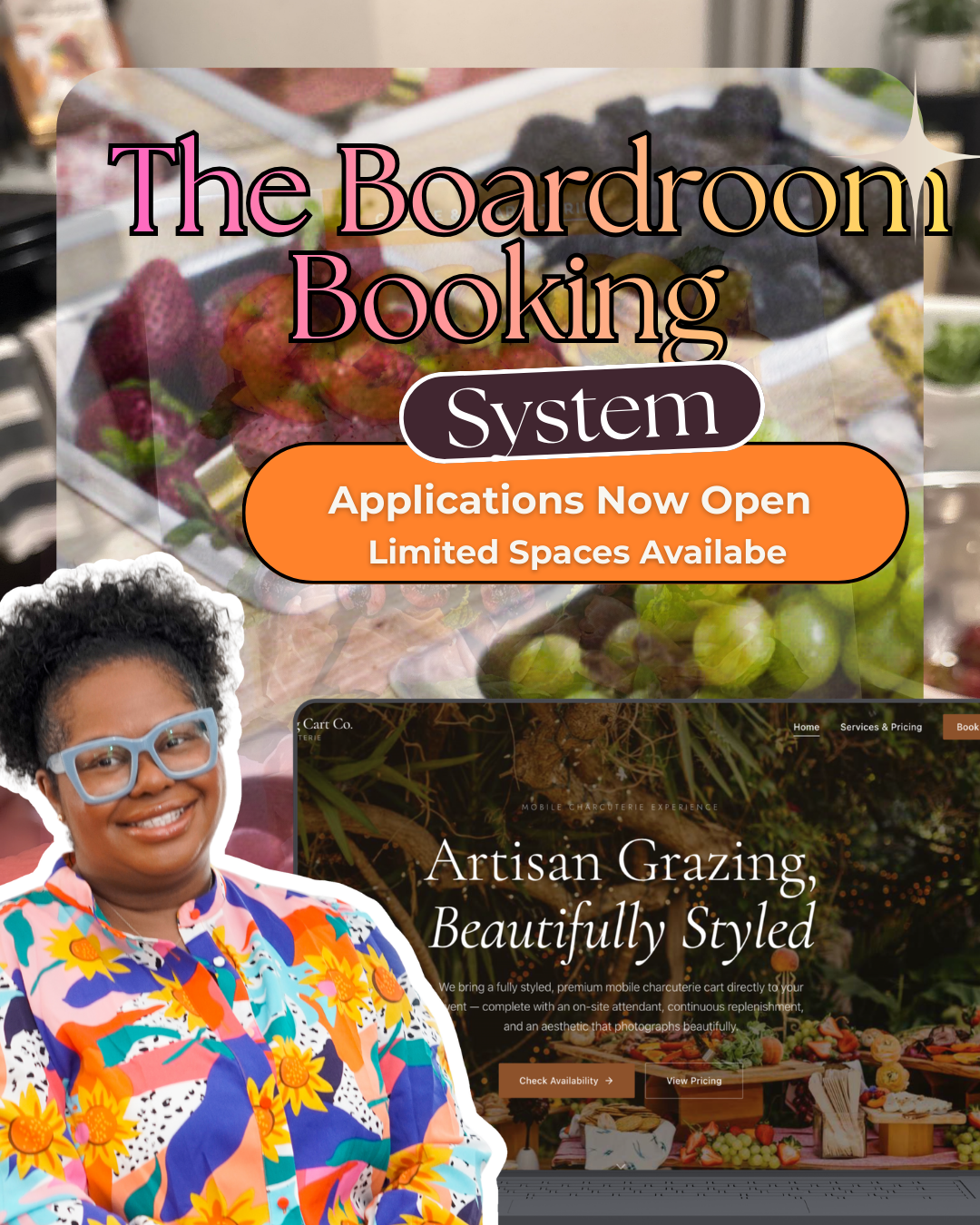 Boardroom Booking System for Mobile Charcuterie Businesses