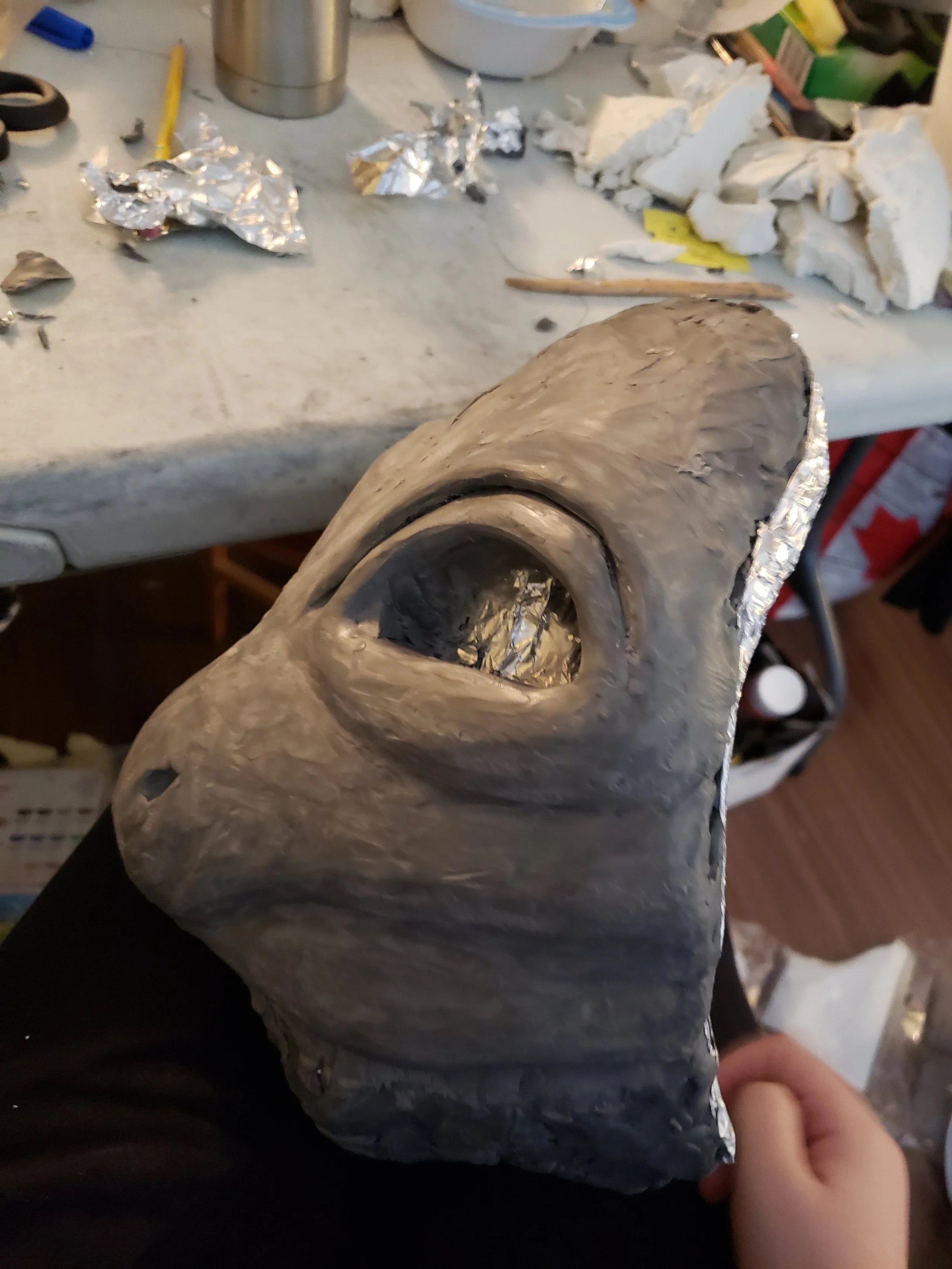 Beadle Clay Mold (Side)