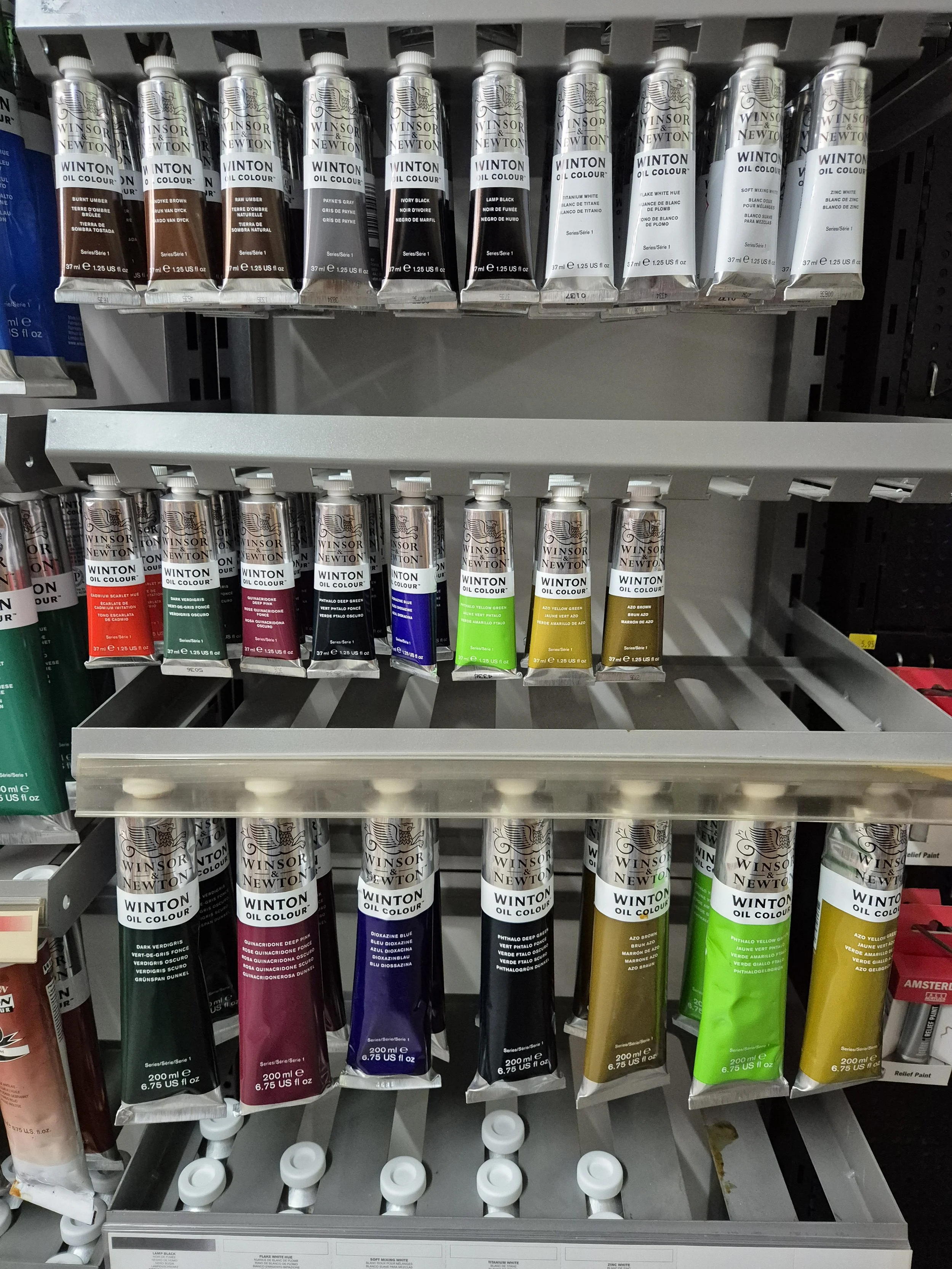 Winsor & Newton Oil Paints 120ml & 38ml