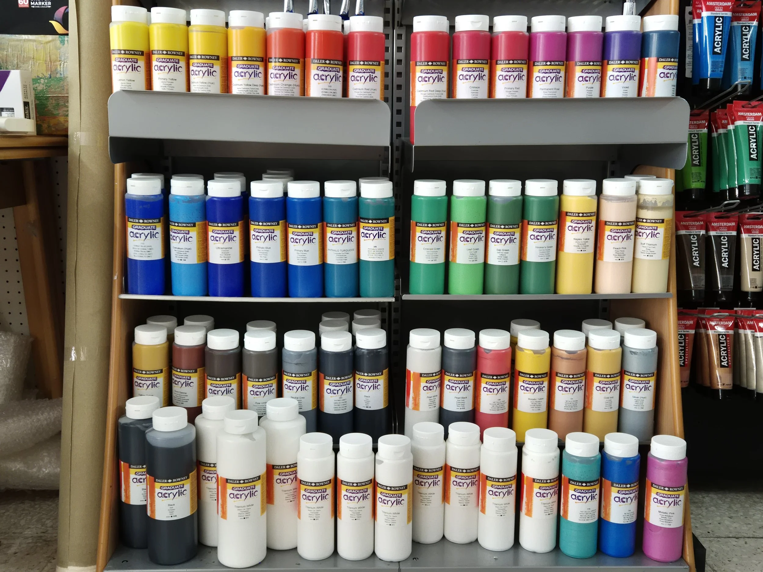 Daler Rowney 120ml, 500ml, 1000ml