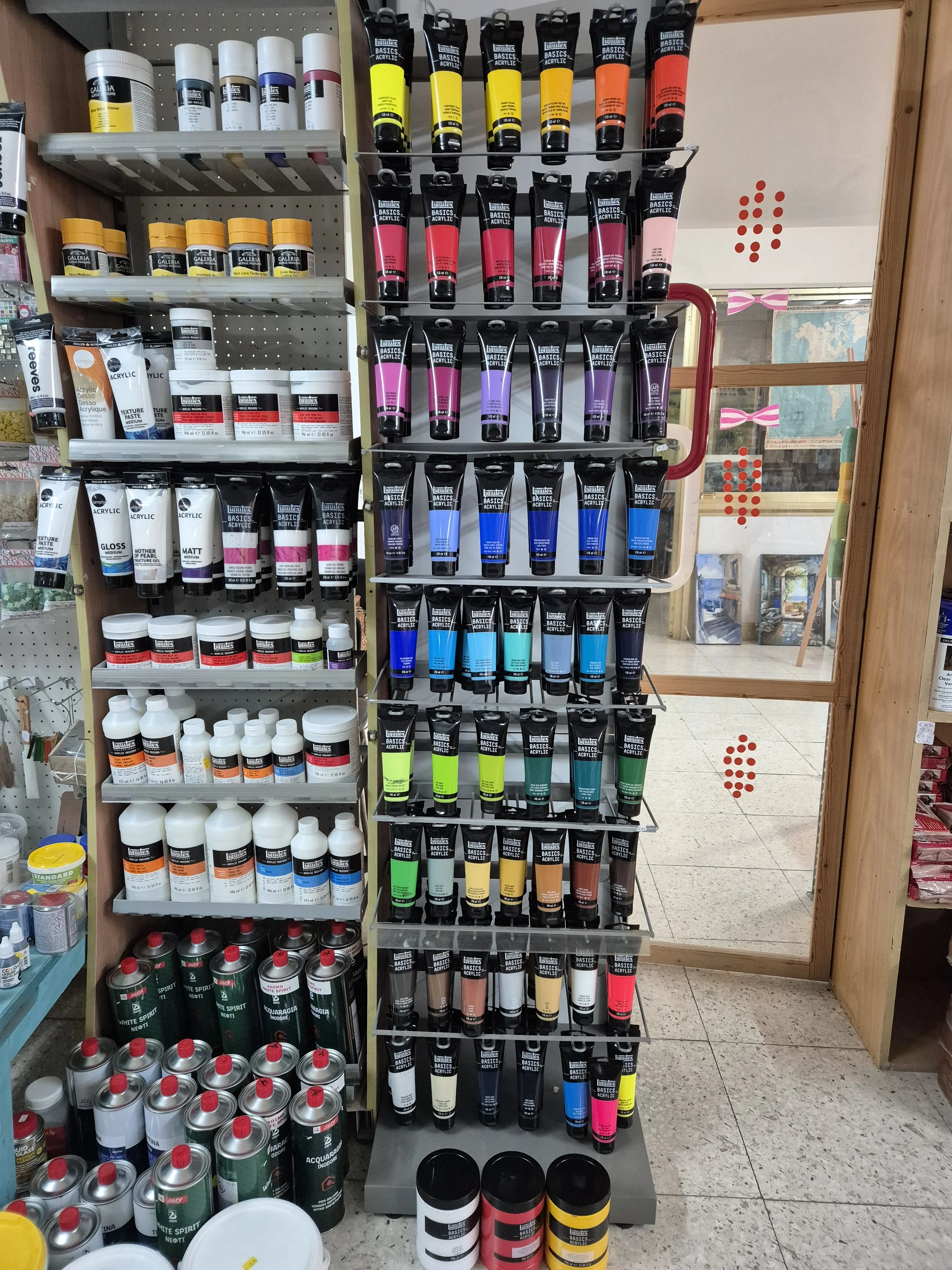 Liquitex acrylic paints 120ml, 946ml