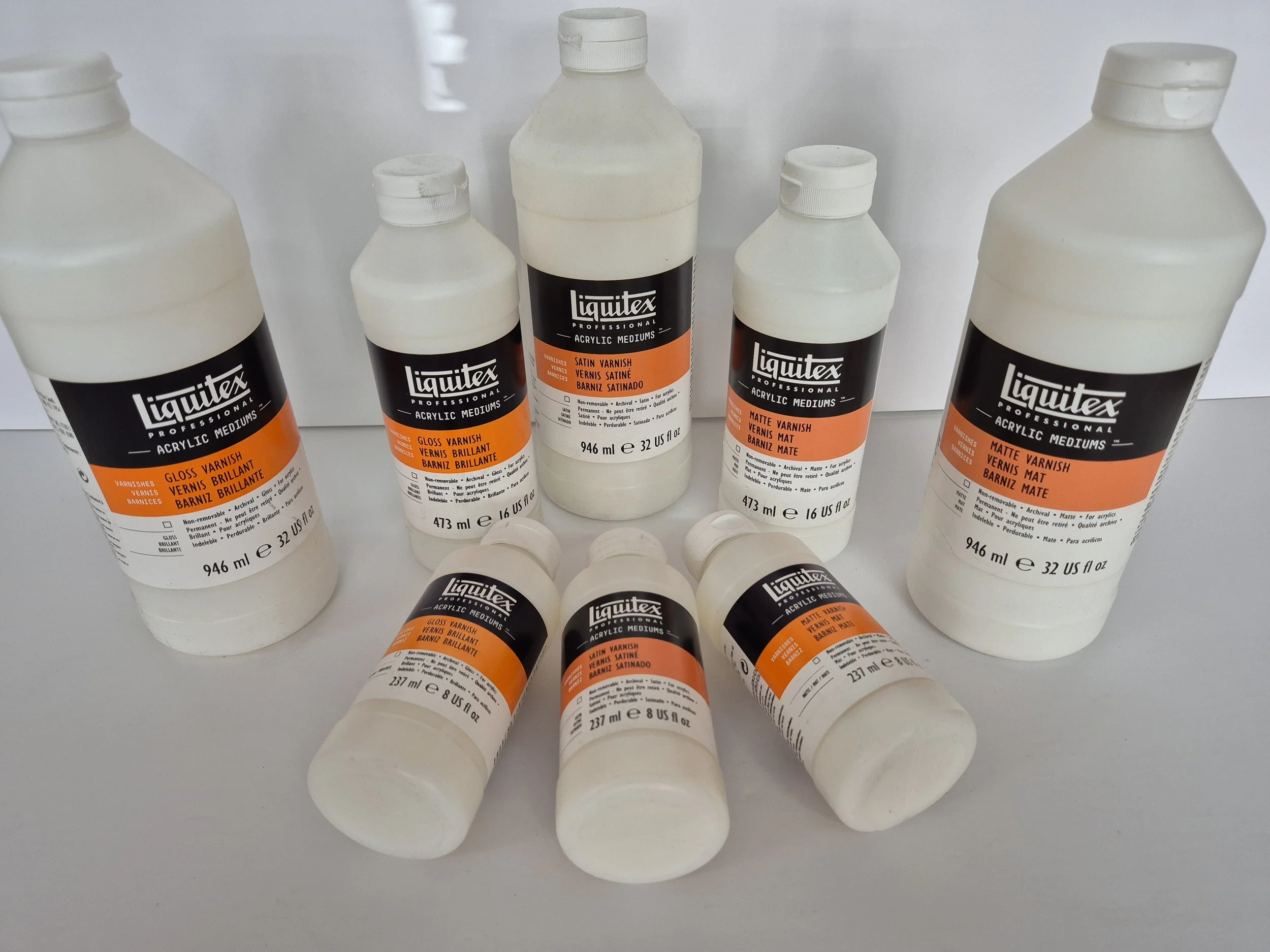 Liquitex varnishes