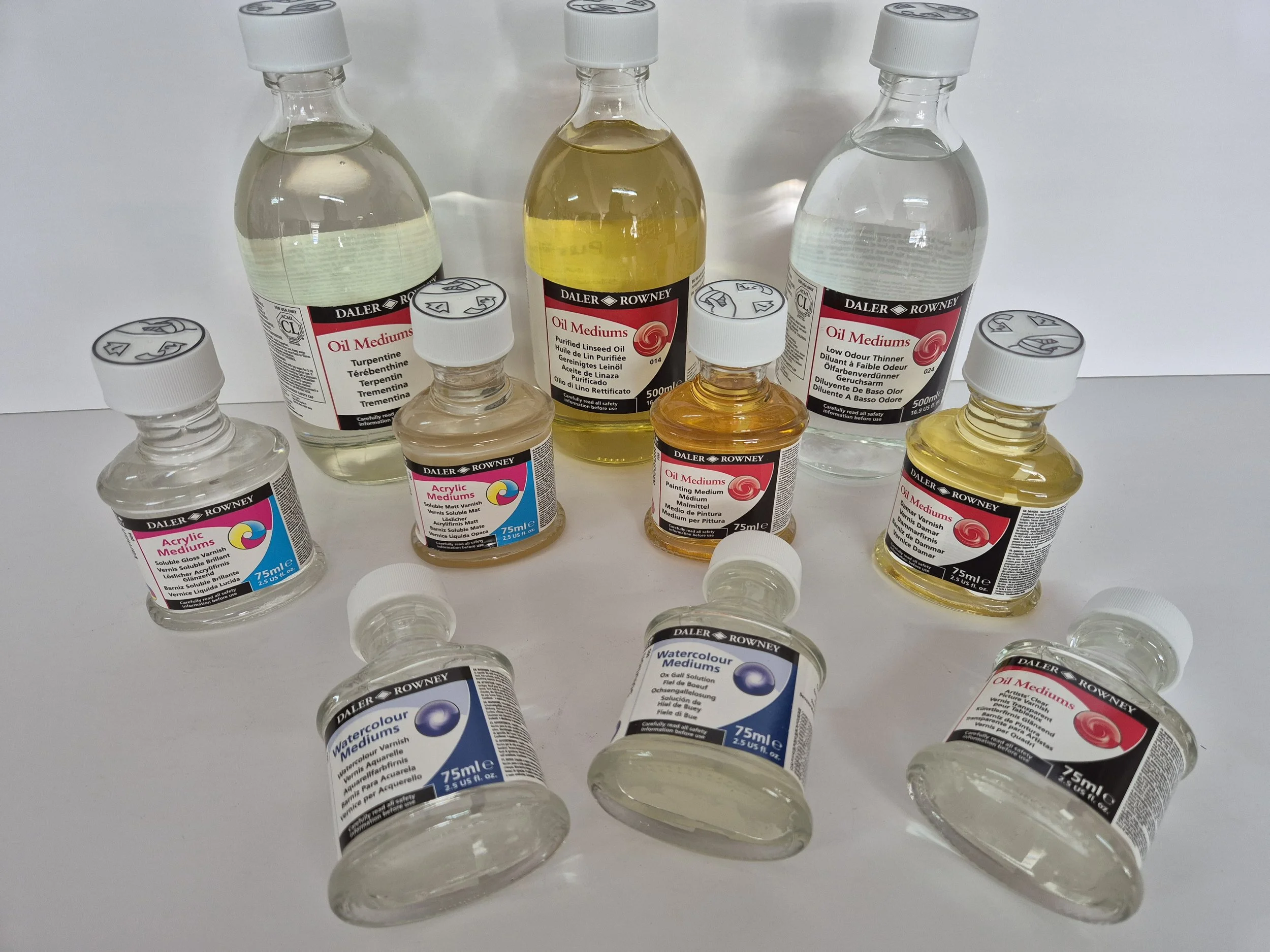 Daler Rowney Varnishes and mediums