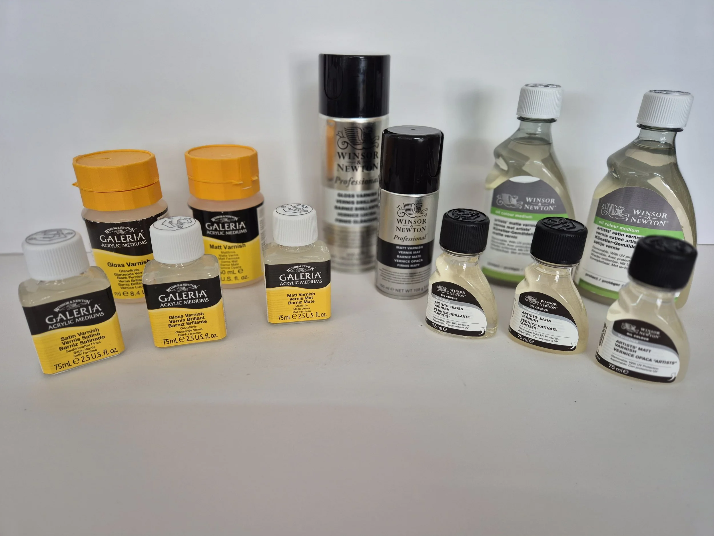 Winsor & Newton varnishes