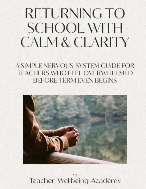 Return to School with Calm & Clarity Ebook