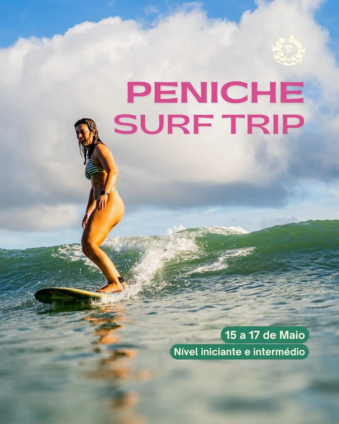 E est&aacute; no ar!! Pr&oacute;xima surf trip a Peniche j&aacute; de 15 a 17 de Maio 🙌🏼

As inscri&ccedil;&otilde;es abrem oficialmente dia 8 de Abril &agrave;s 18h! 

Envia-nos mensagem privada e recebe j&aacute; todas as informa&ccedil;&otilde;e
