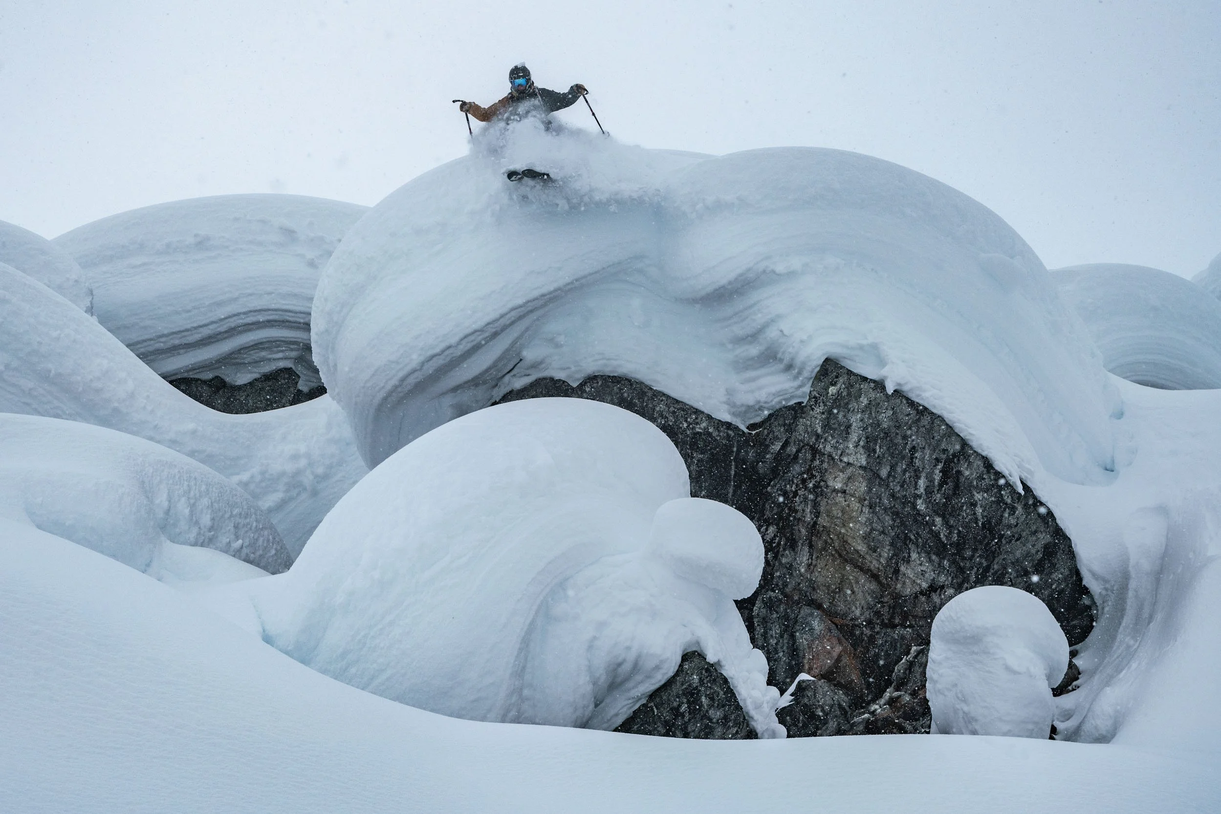 Martin Janda, Pillow Skiing, Revelstoke, Canada