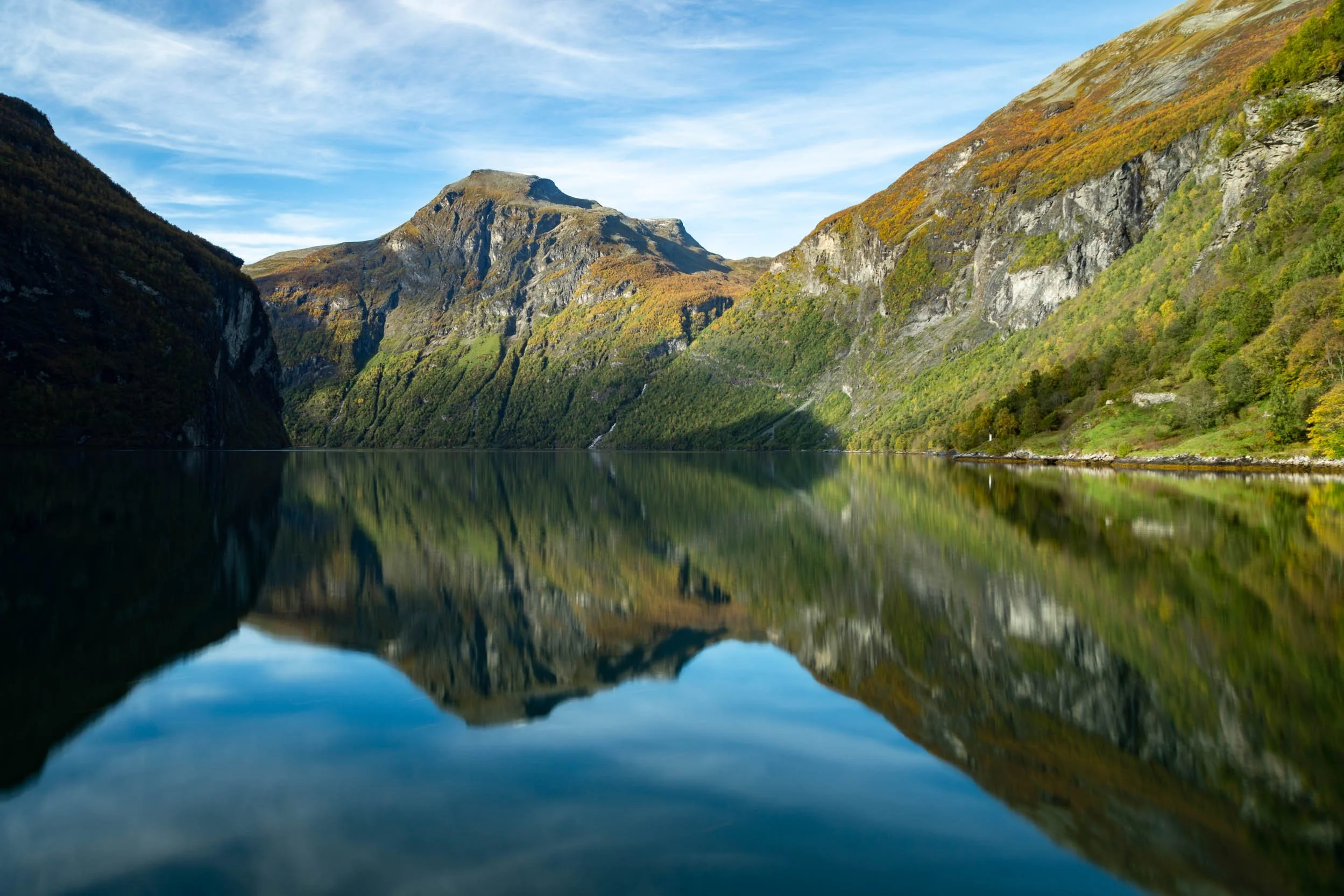 Geirangerfjord, Autumn, Norway