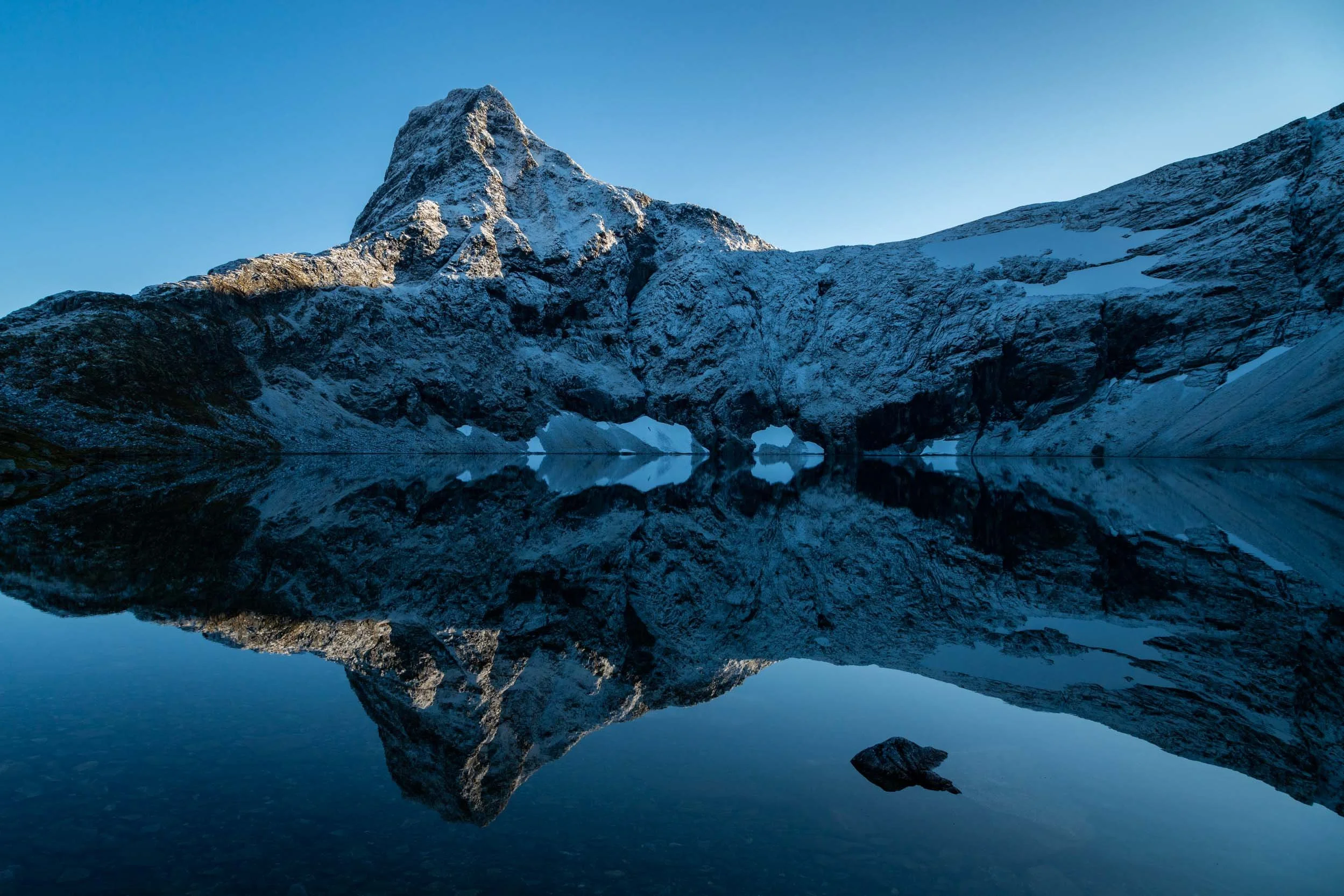 Winter Lake, Geiranger, Norway