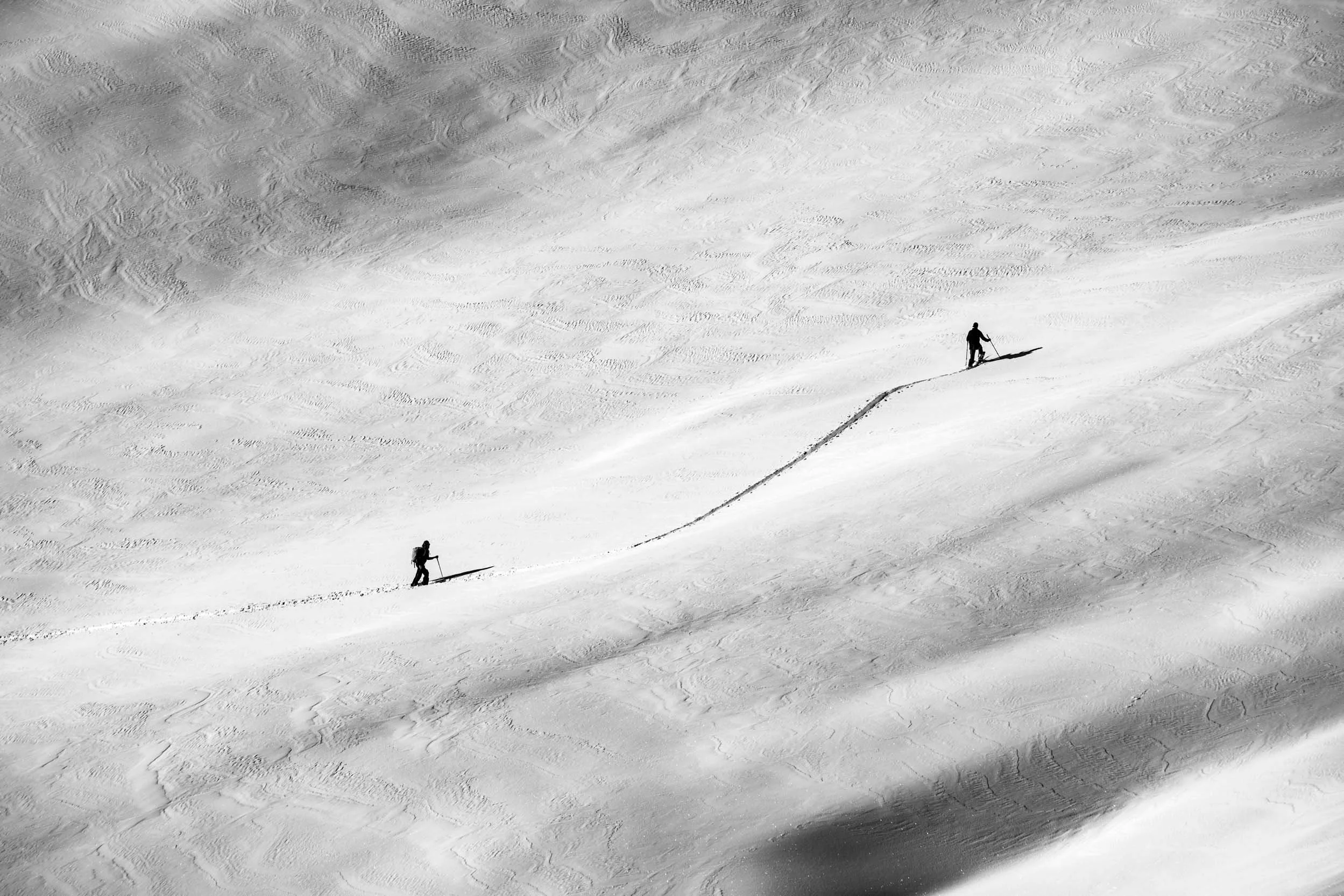 Splitboarding, Skintrack, Rogers Pass, Canada