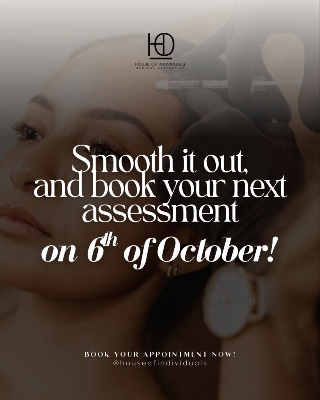 Wrinkles don&rsquo;t wait, so why should you? ⏳✨
Anti-wrinkle treatments are your fast track to smoother skin, refreshed confidence, and results that look natural (never frozen).

Spots are limited and going quick! Once they&rsquo;re gone, they&rsquo