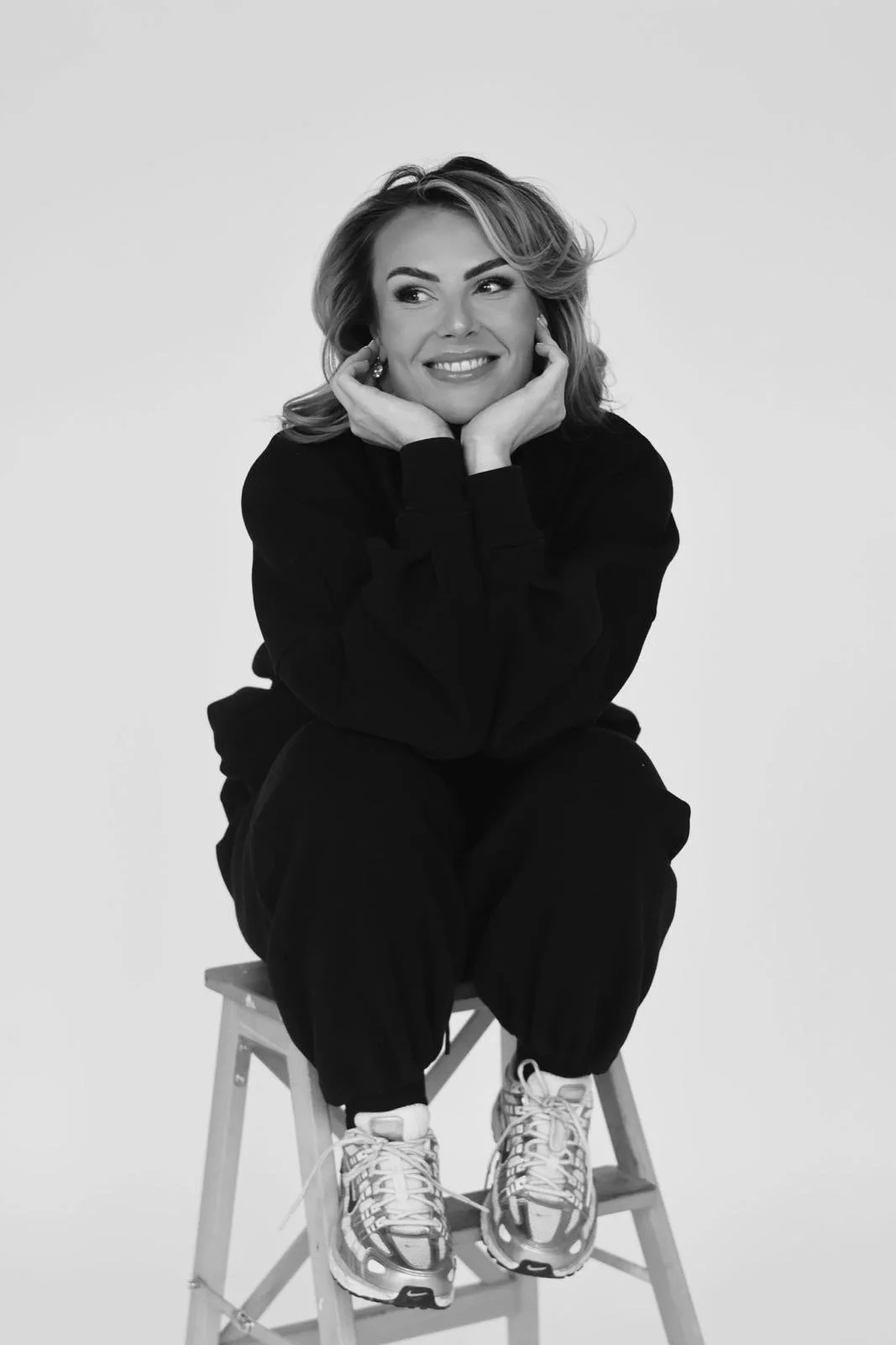 Nurse Sophie Dalby on a brand shoot to show off her personality