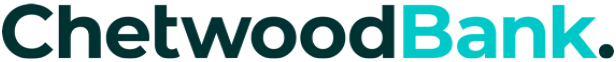 Chetwood Bank logo in blue and black text.