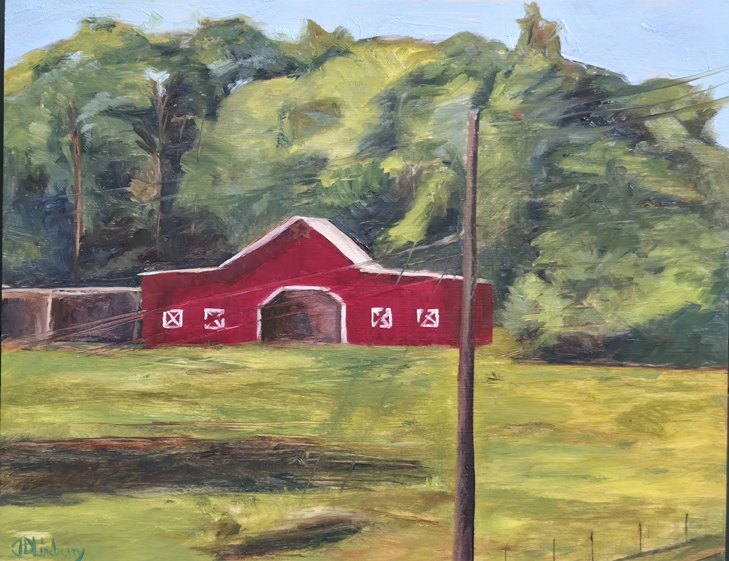 Hill's Barn- Suwanee, GA Plein Air.jpg