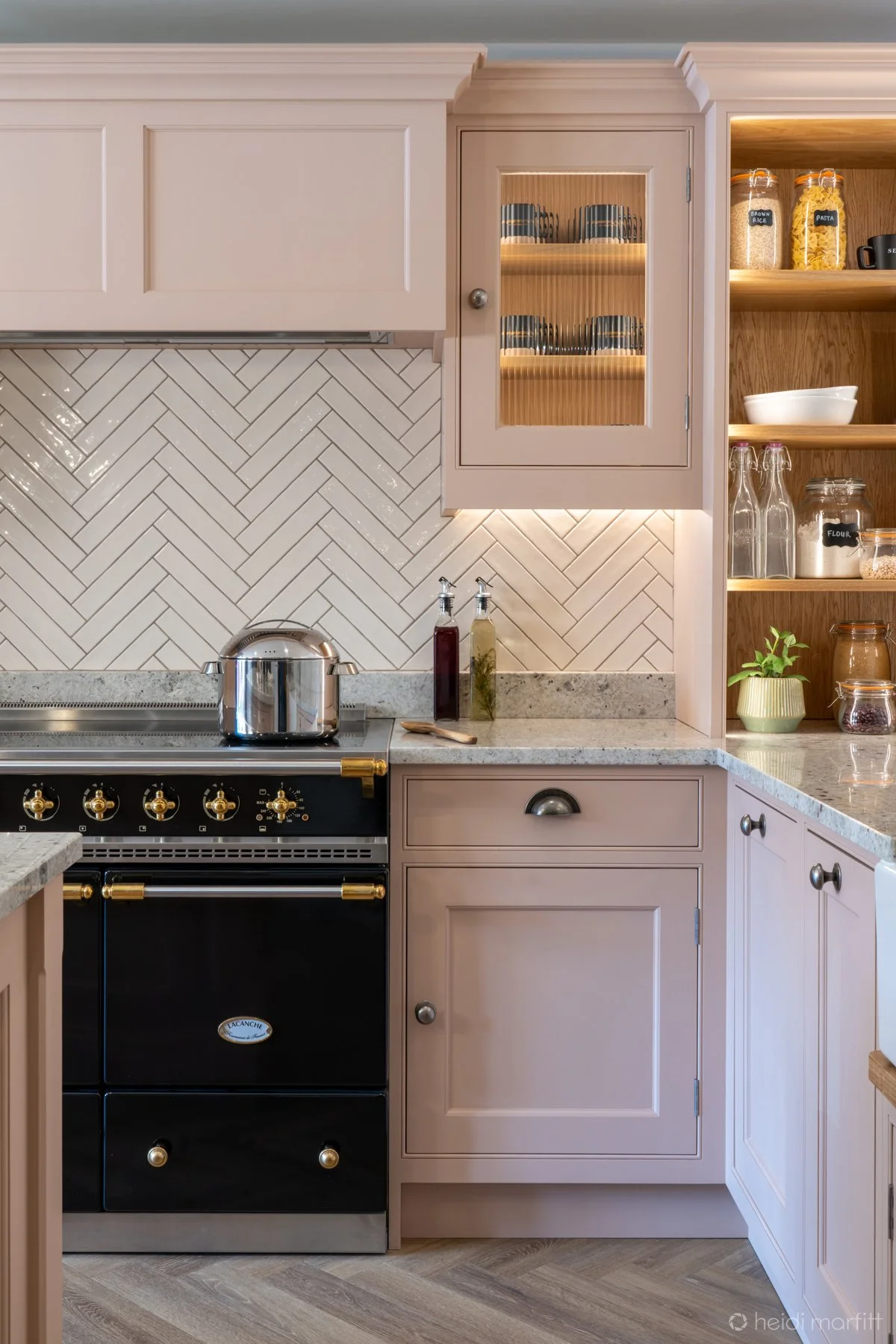 Working with our partners, Lacanche and Westin specialist cooker hoods, for this classic cooking combination
