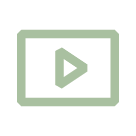 Symbol für Video-Player oder Medienwiedergabe