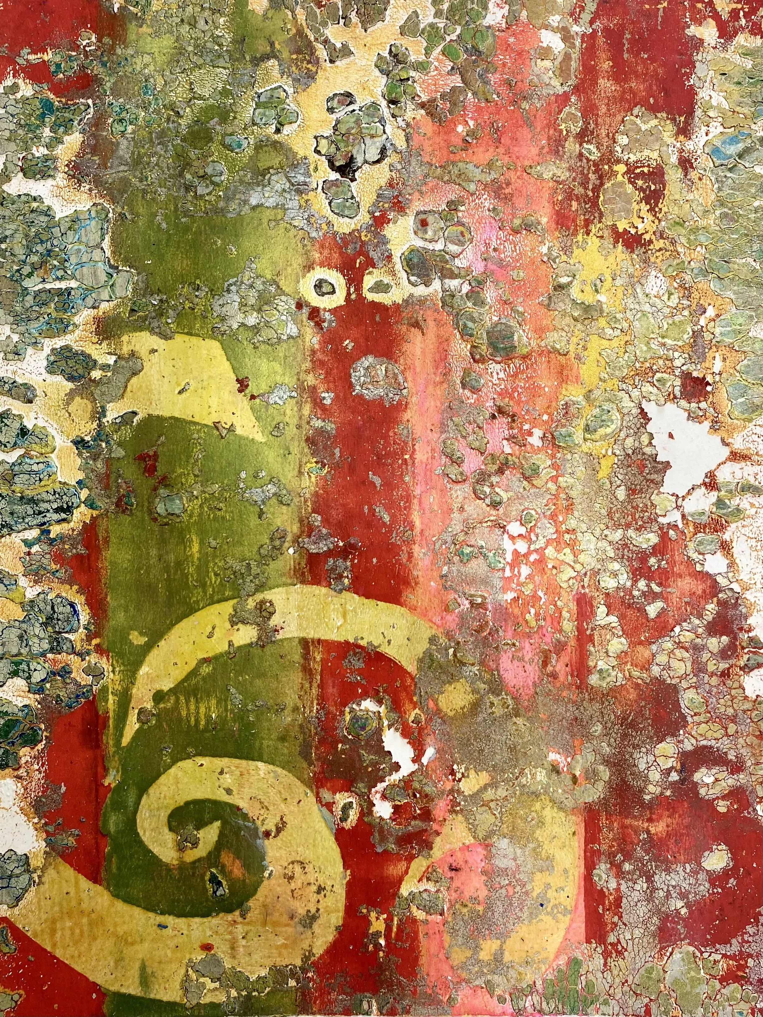 ‘Ruby Carnival’
63xm x 73cm
Monotype Acrylic on Paper
Natural Wood Frame
£475. SOLD