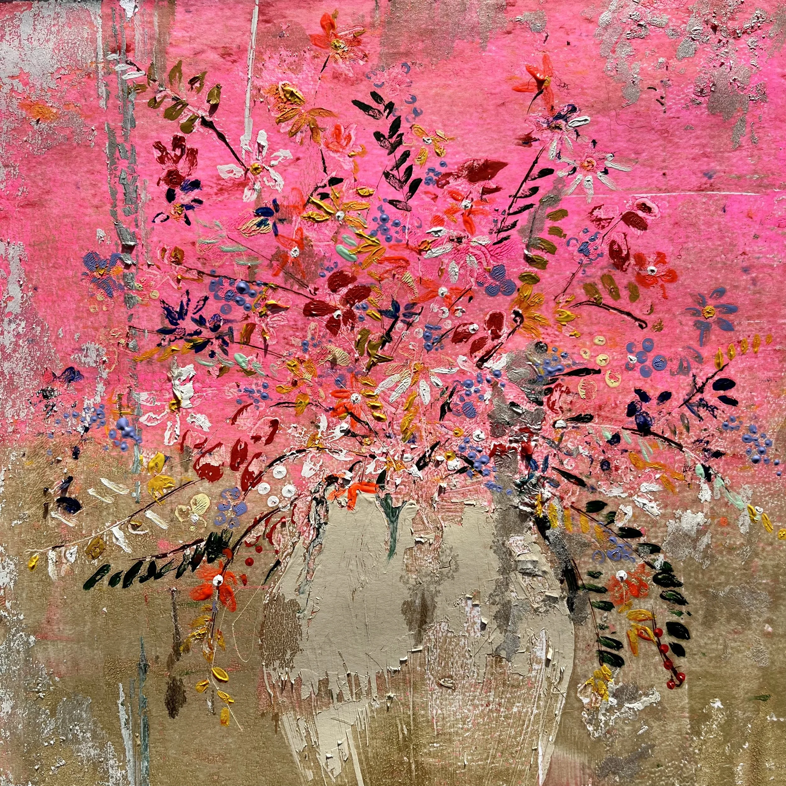 ‘Happiness’
50cm x 50cm
Monotype Acrylic on Paper
Natural Wood Frame
£350 SOLD