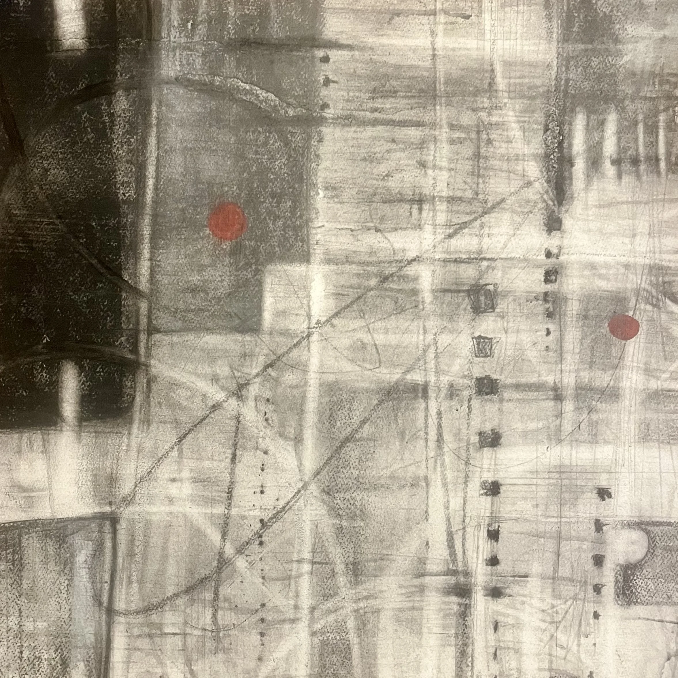 ‘Drift and Axis’
74cm x 74cm
Graphite on Paper
Black Wood Frame
£500