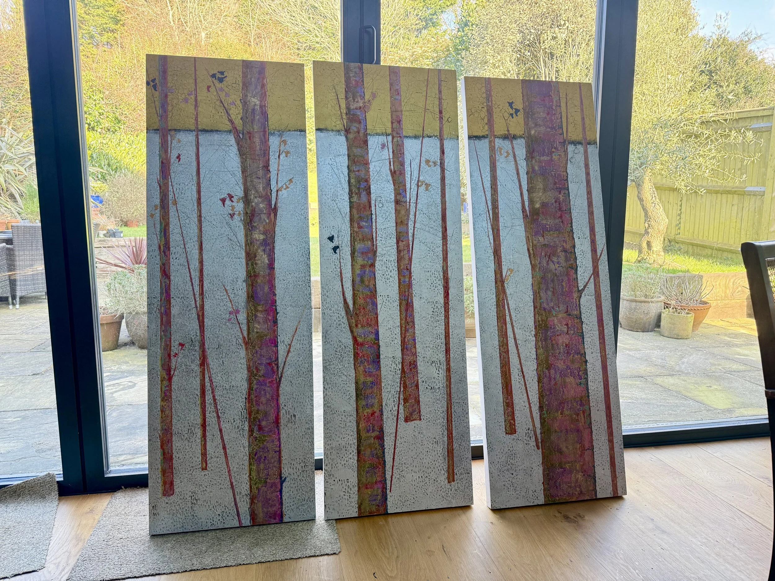‘The Peacekeepers’
Triptych - each panel 1.5m x 0.5m
Acrylic on cradled panel
£2850 SOLD