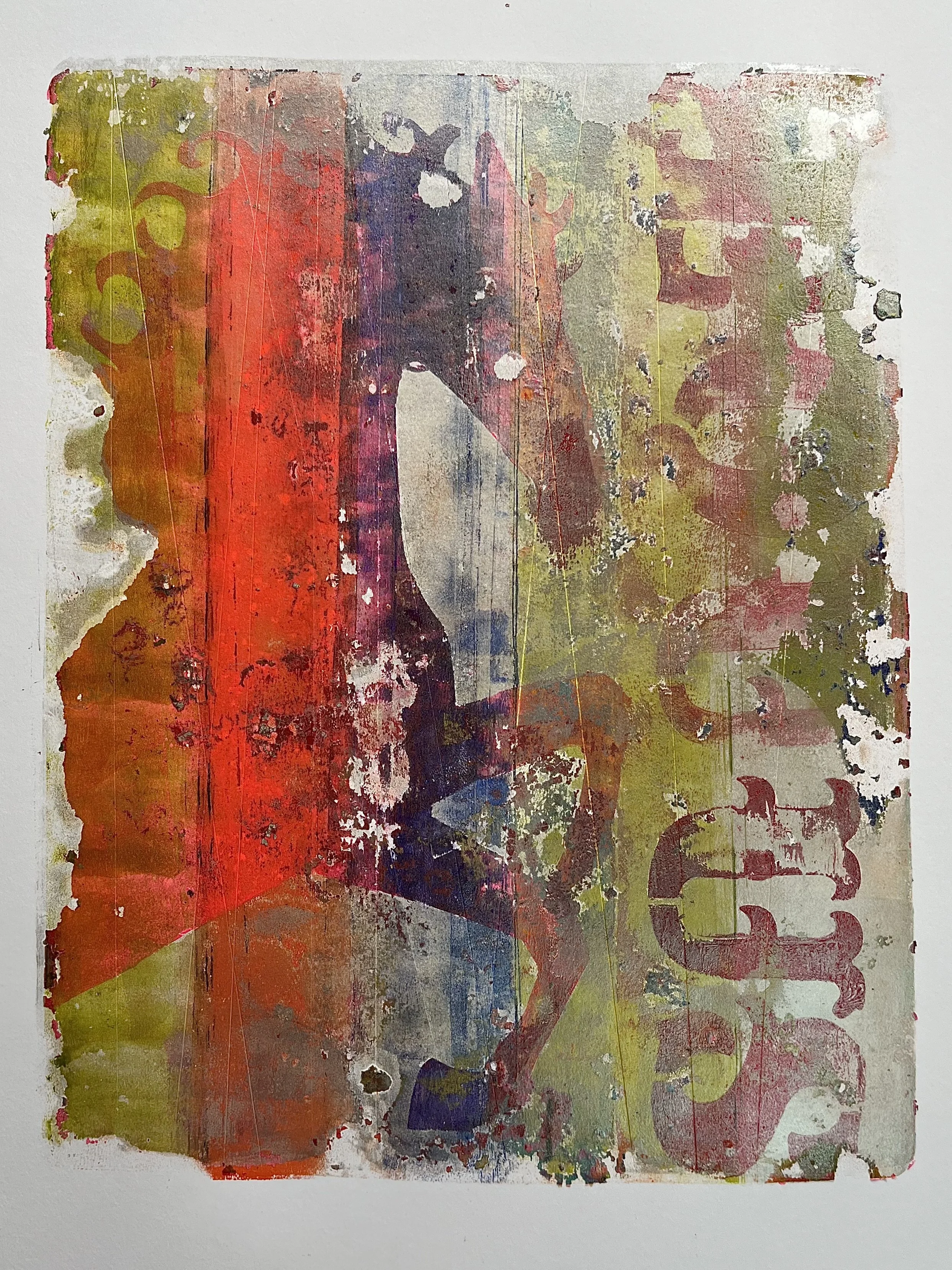 ‘Equus’
63xm x 73cm
Monotype Acrylic on Paper
Natural Wood Frame
£475. SOLD