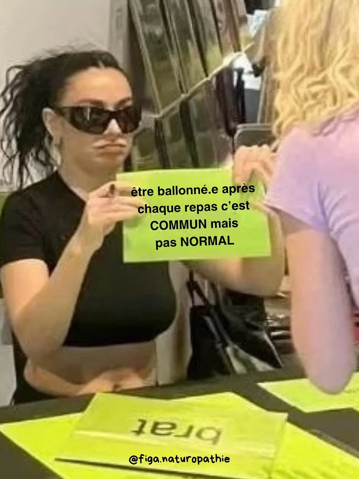 &Eacute;VIDEMMENT, je ne remets pas la faute sur toi si tu gal&egrave;res avec tes r&egrave;gles/ta digestion/autres (et Charli non plus)

je parle de ces phrases qu'on entend (parfois de la part de professionnels de sant&eacute; peu patients) et qui