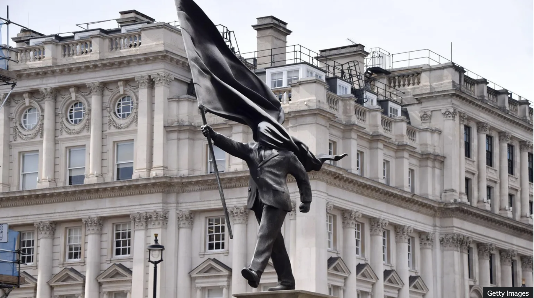 untitled statue by Banksy featured in issue 3 double dutch magazine may 2026