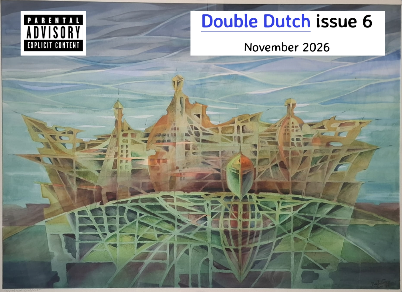 Cover  'Double Dutch,' issue 6, November 2026, art by artist Jan de Winter