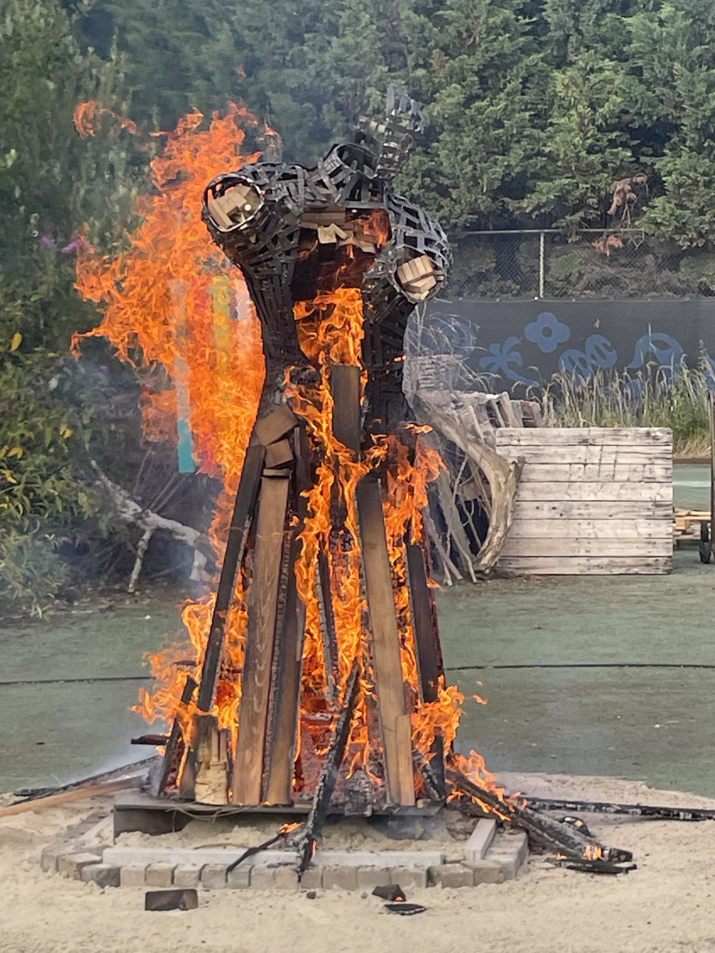 ‘Burning the Man’ by Frans de Winter - held at Neck of the Woods: an independent contemporary artspace / gallery &amp; art community.
