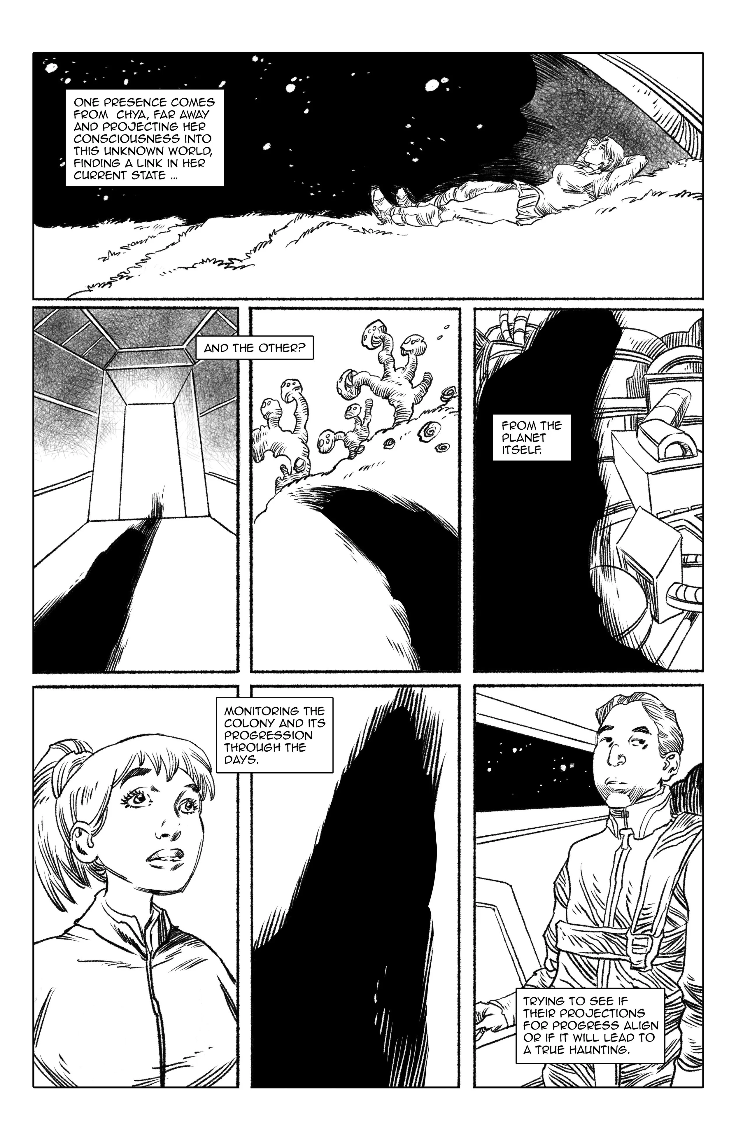 Projections, story by Patrick McEvoy and art by Randy Valiente on Double Dutch magazine issue march 2026 part 3