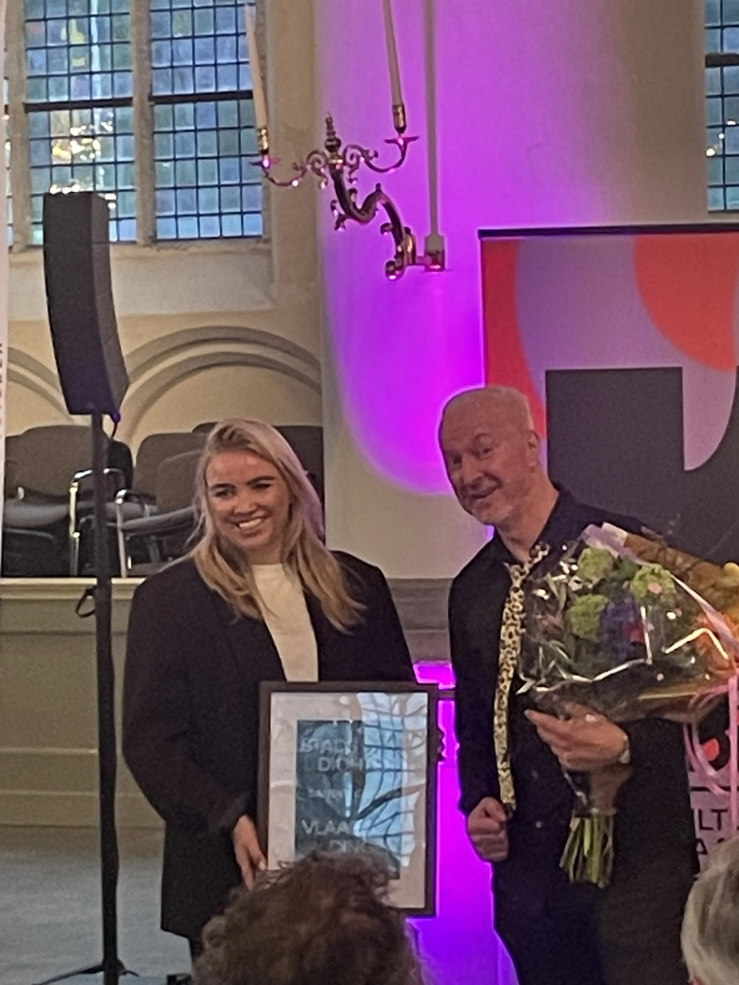 Rianne van kalken and sander groen poet laureate Vlaardingen on double dutch magazine