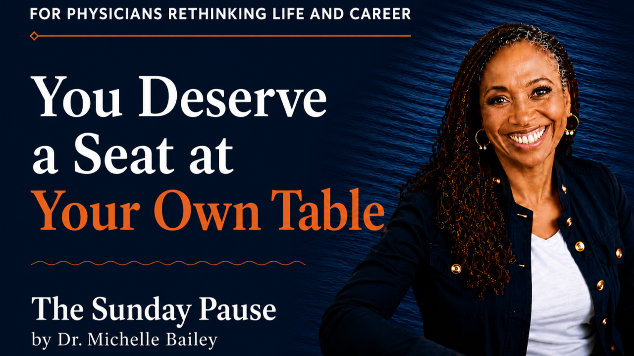 You Deserve a Seat at Your Own Table