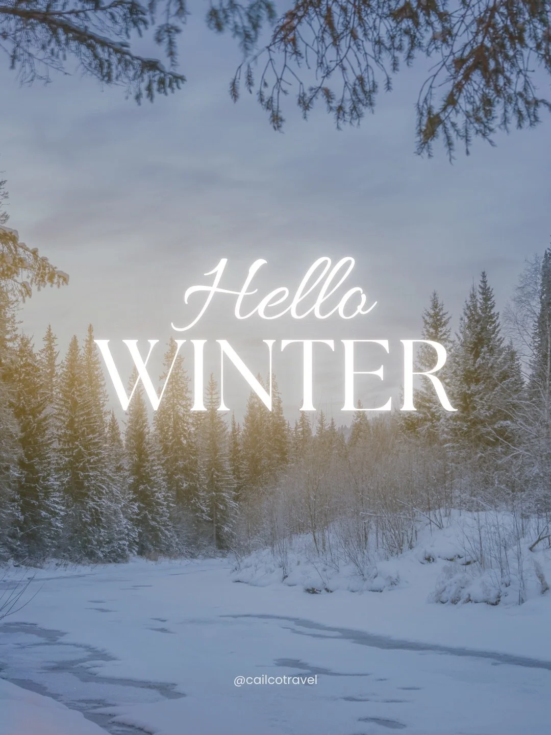 Hello winter ❄️☀️
Snowy mornings or winter sun.
Quiet streets or slow beaches.
Travel it your way, travel it with CAIL &amp; Co.