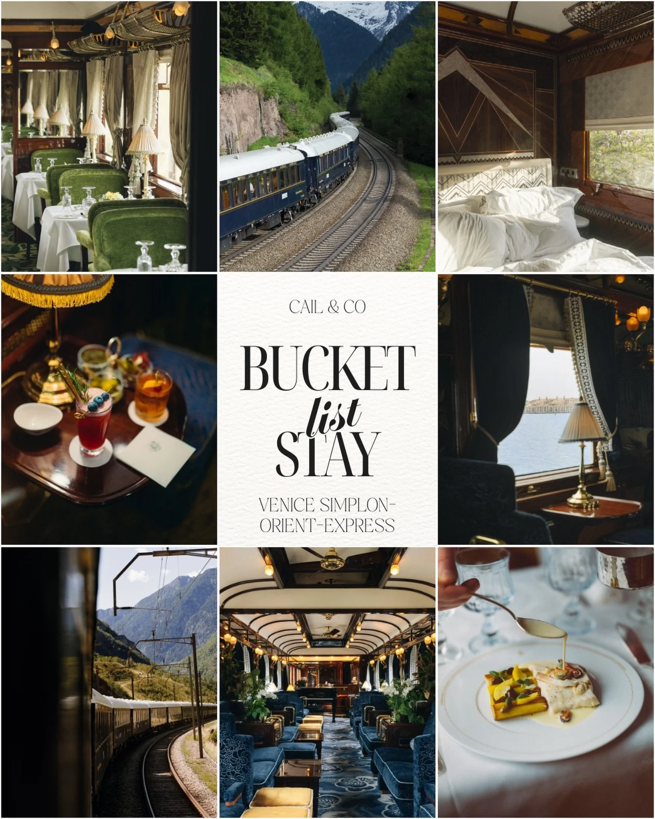 Bucket List Stay: The Venice Simplon-Orient-Express
Step aboard one of the world&rsquo;s most iconic luxury trains.
✨ Art Deco carriages from the 1920s
✨ Gourmet dining on board
✨ Iconic journeys through Europe
Travel the way the golden age intended.