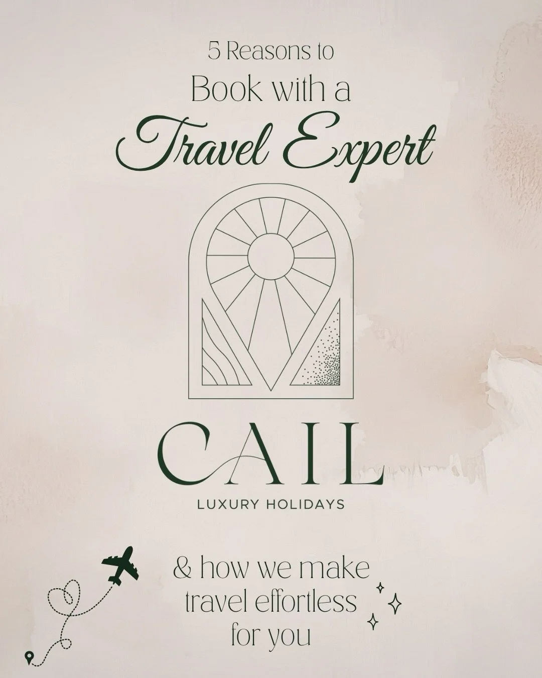 Why book with a travel expert? ✈️✨
Because luxury travel should feel exciting &mdash; not stressful.

From personalised recommendations to seamless planning, we take care of the details so you can simply enjoy the journey 🤍

Scroll through to discov