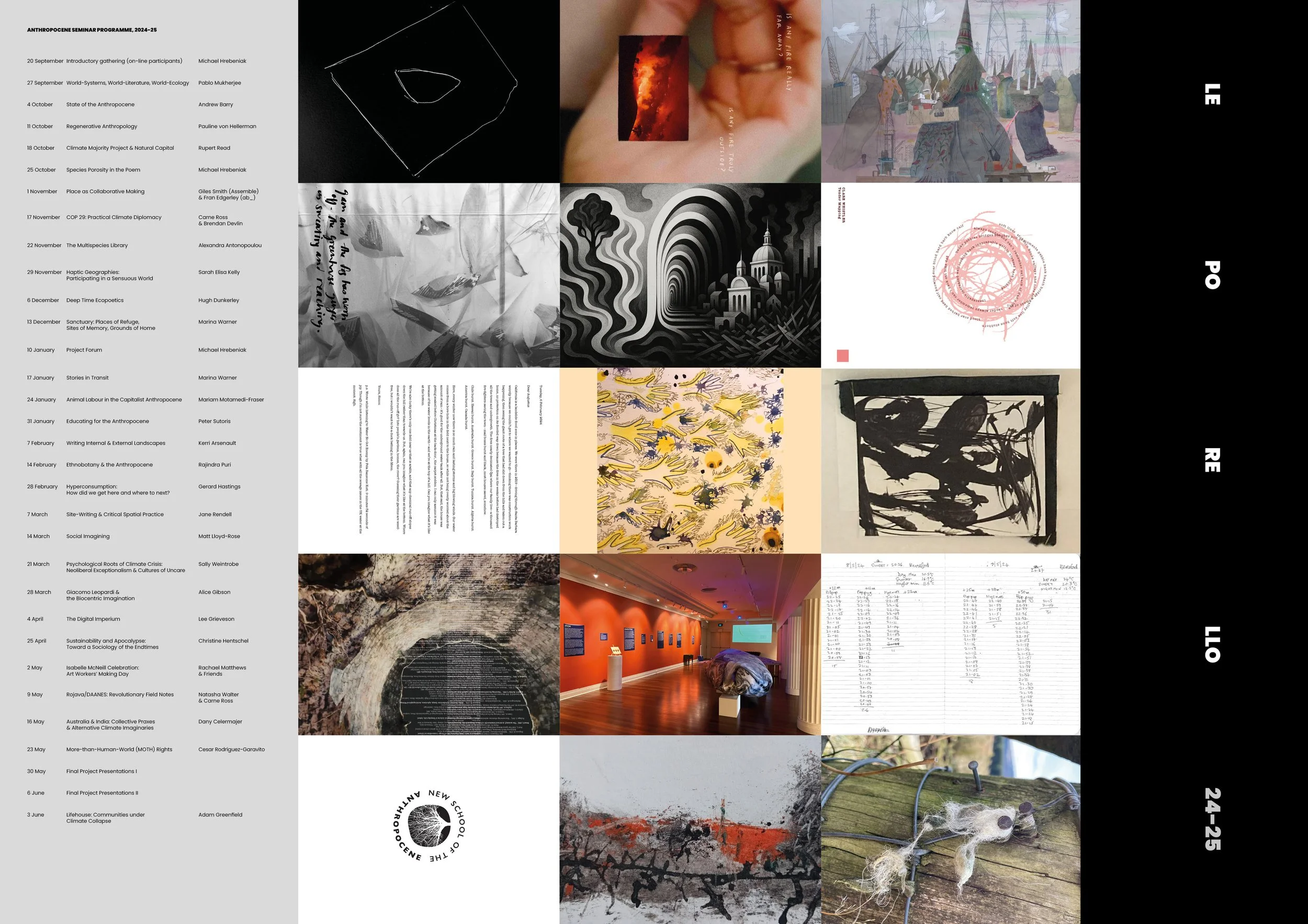 A collage of project images from scholars 24-25.