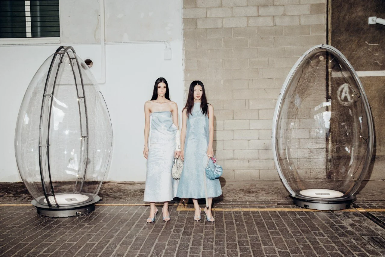 Models at the Diesel Spring 2026 presentation at Milan Fashion Week. Photo: Jonathan Daniel Pryce.jpg