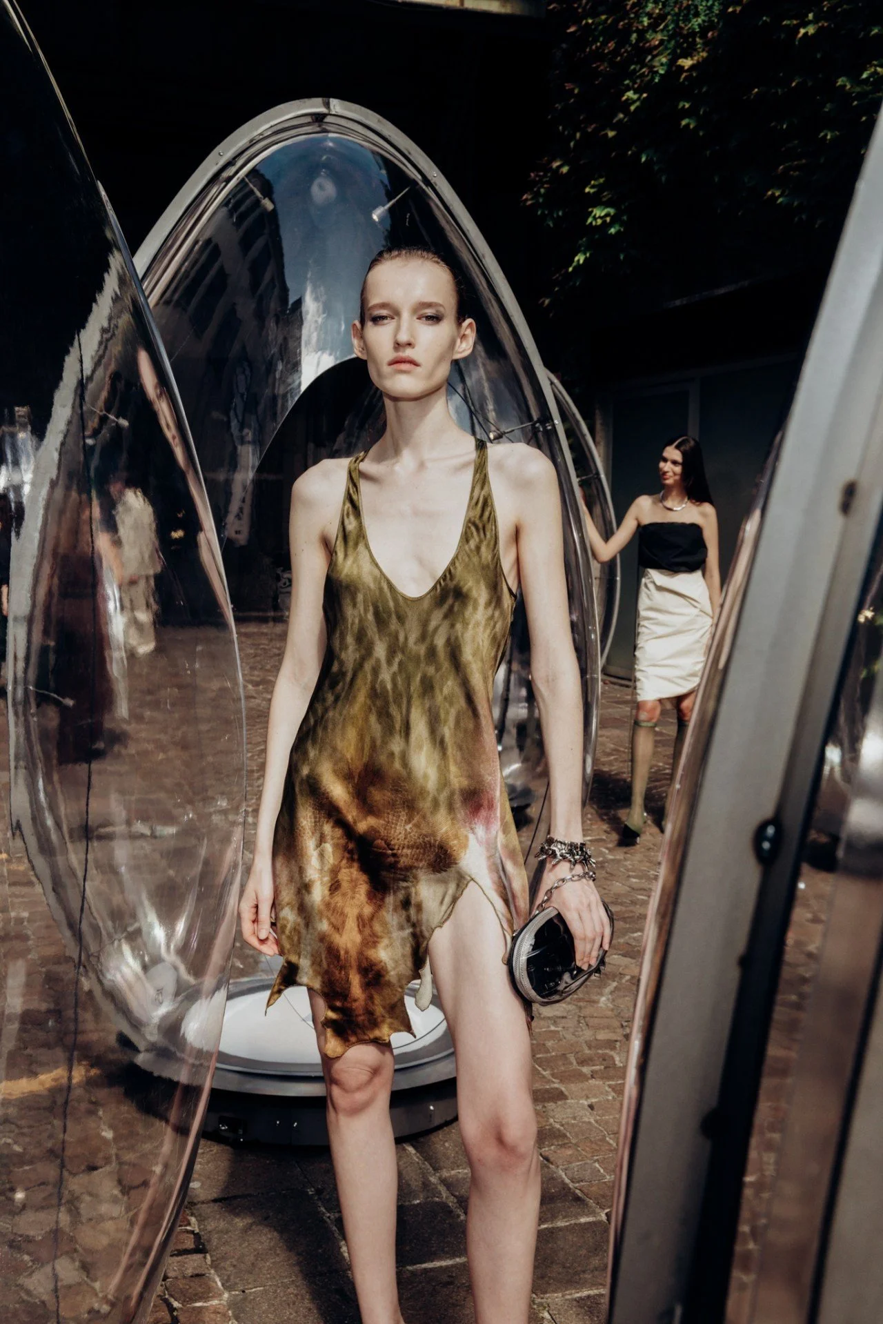 Models at the Diesel Spring 2026 presentation at Milan Fashion Week. Photo: Jonathan Daniel Pryce.jpg