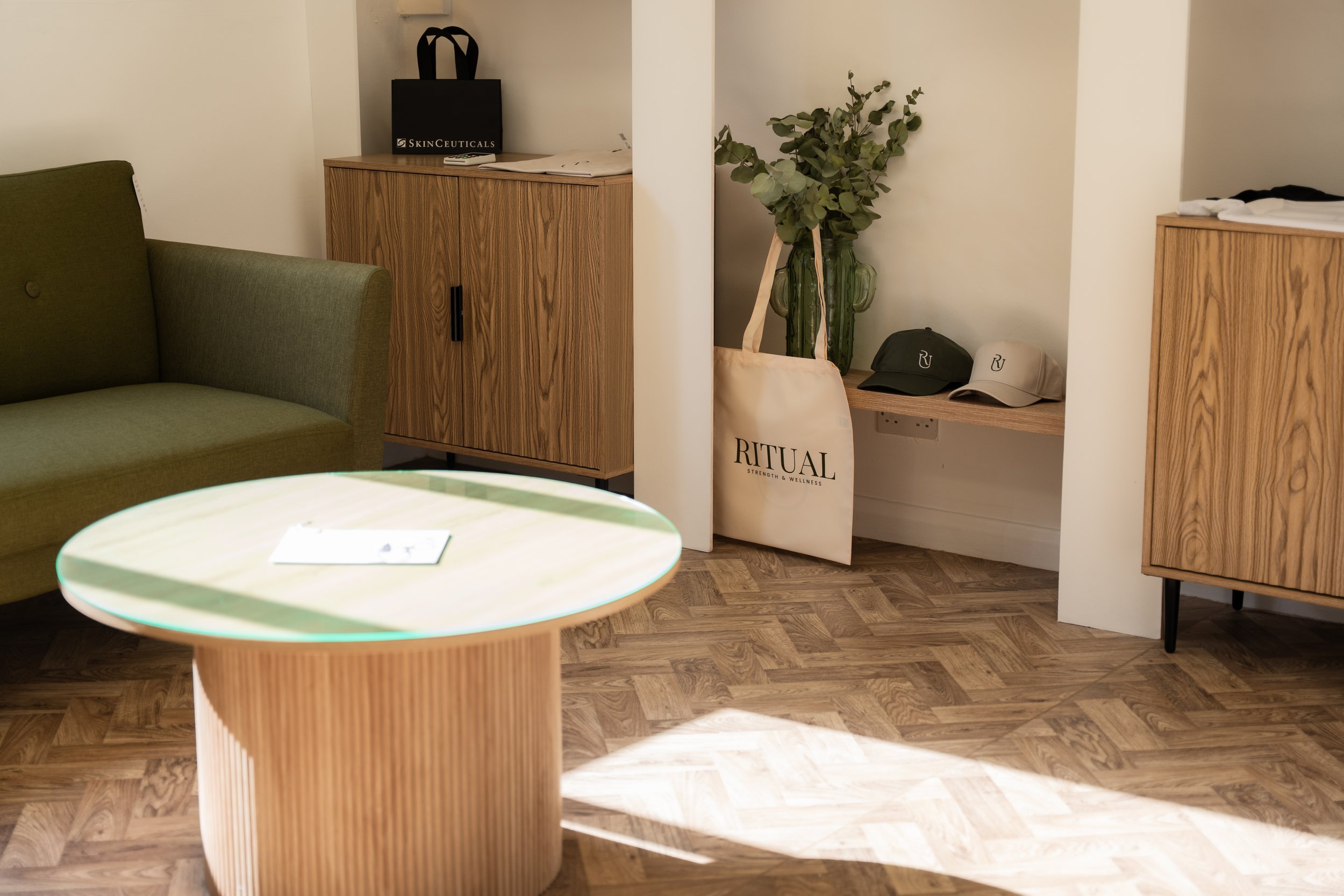 Reception area at Ritual Berkhamsted