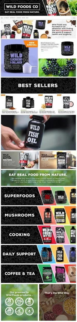 WILD FOODS CO AMAZON STOREFRONT