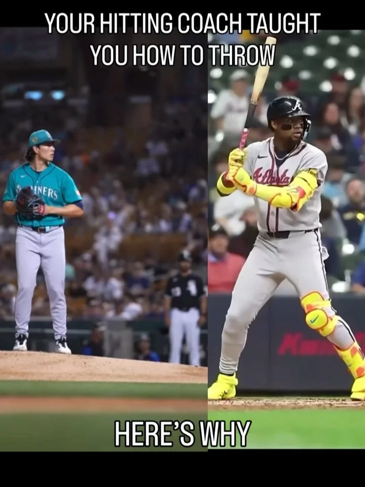 Your hitting coach already taught you how to throw.

Most people treat the swing and the throw like completely separate skills. They&rsquo;re not. The movement patterns are generally the same. The task, however, is different.

Both are built on the s