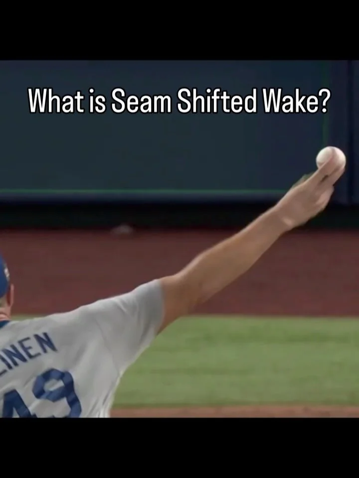 Seam shifted wake accounts for some of the nastiest pitches in baseball. But what is it? And what creates it? 

Most pitch movement is explained through the Magnus effect. Every spinning ball rotates on an axis. The displacement of air during ball fl