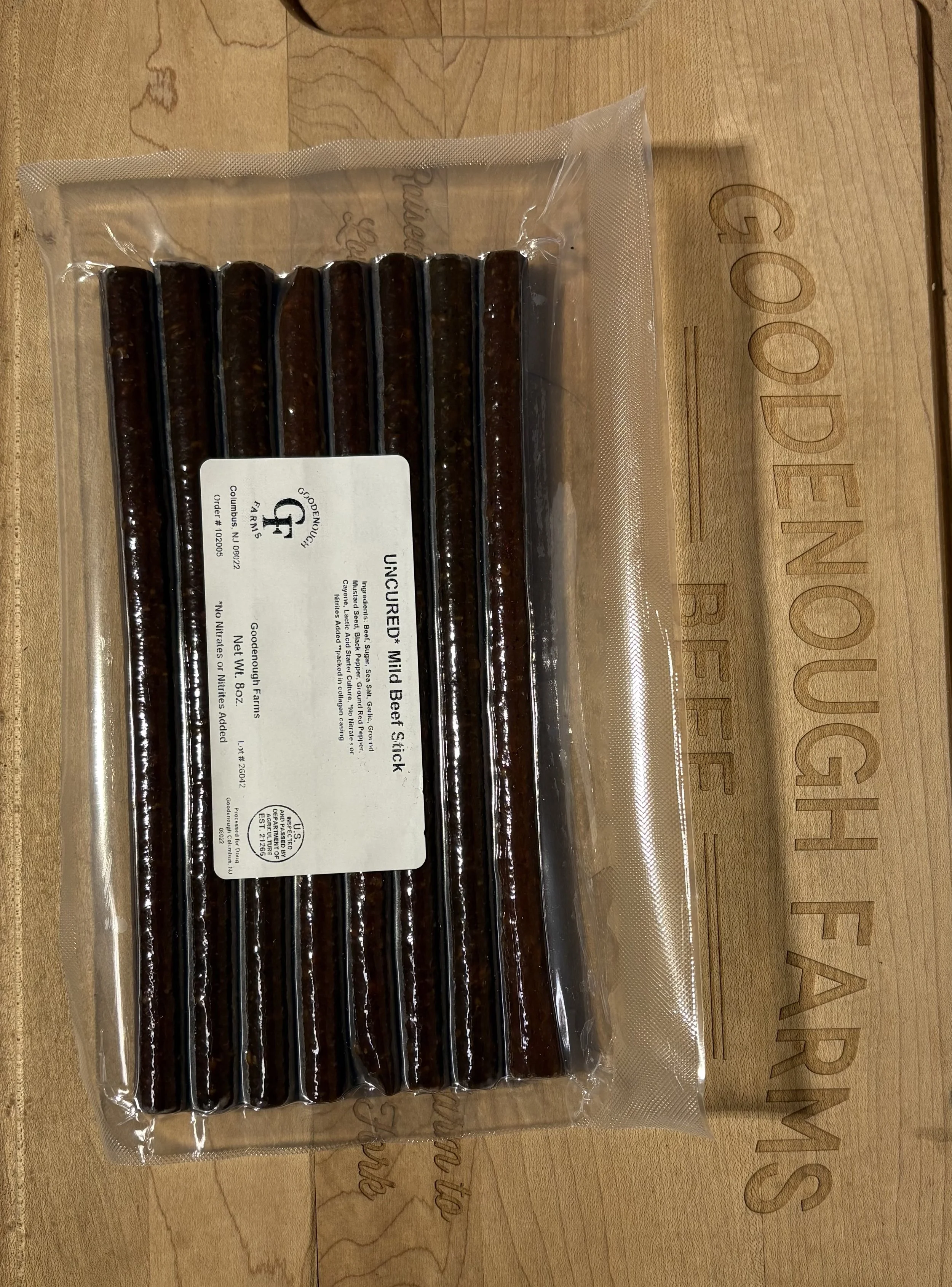 Uncured Mild Beef Stick
