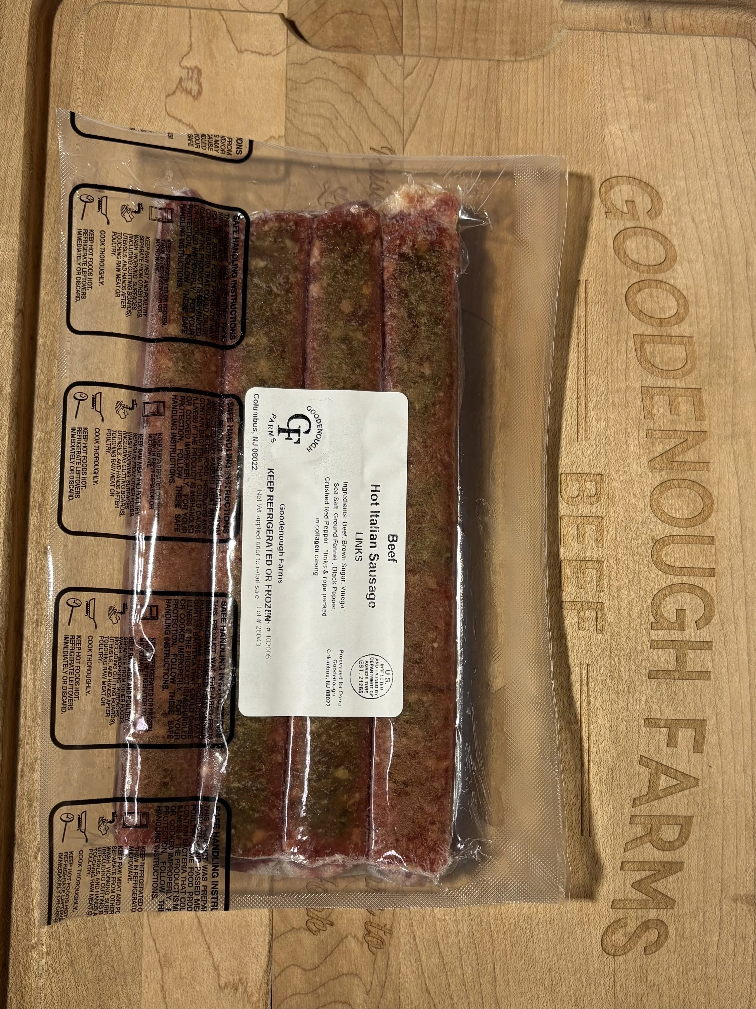 Hot Italian Sausages