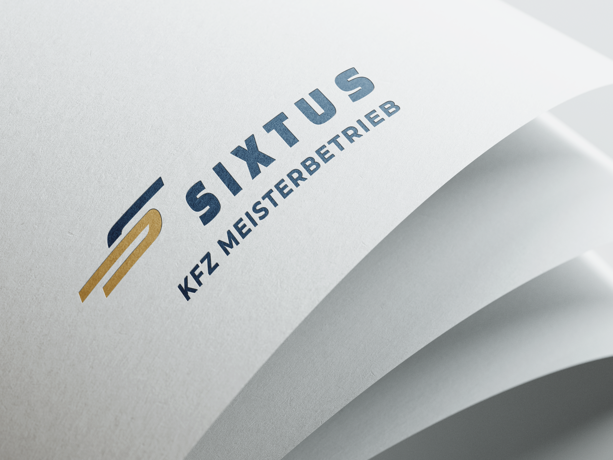 Logodesign KFZ Meisterbetrieb aus Schwerin auf einem Briefbogen