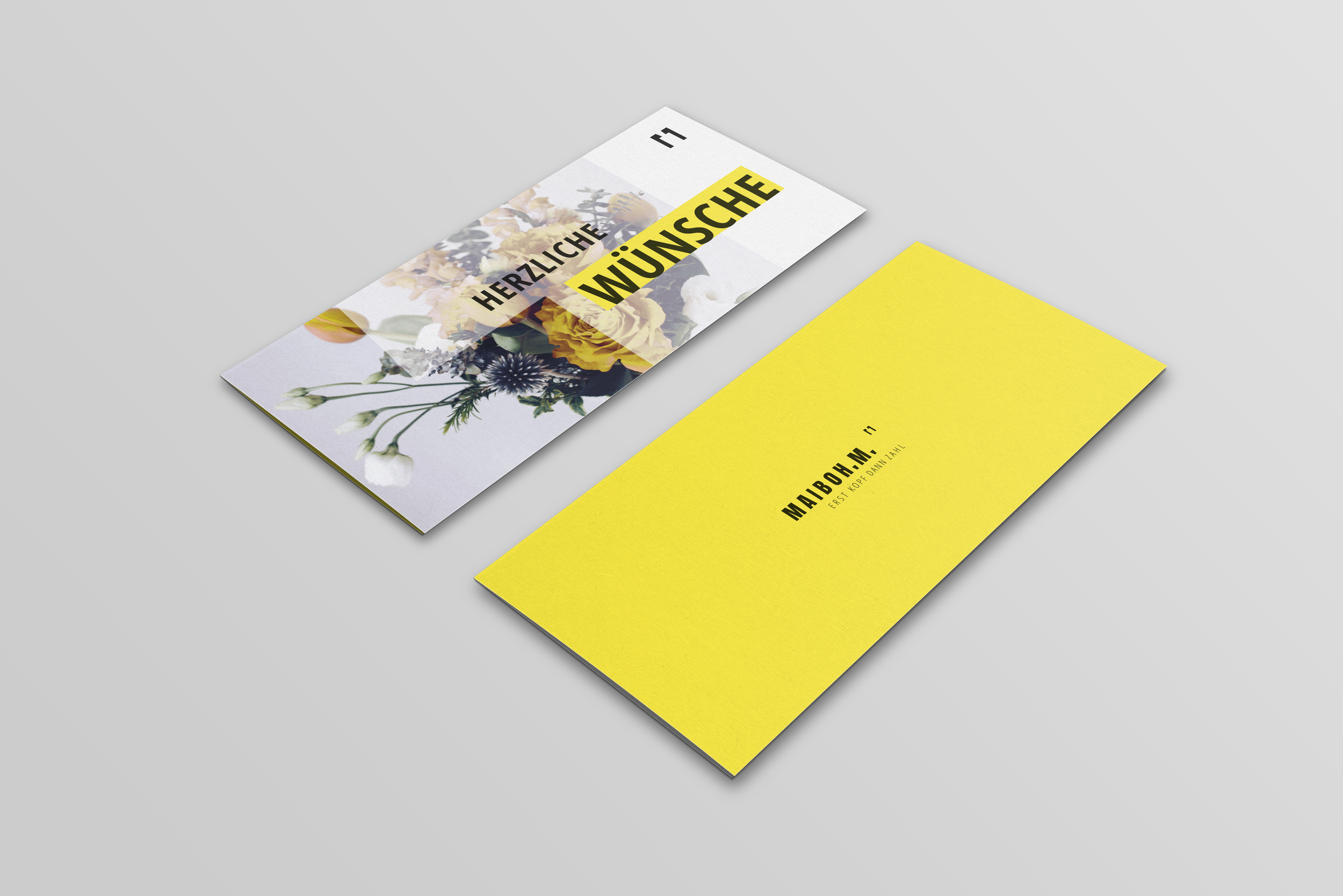 Grußkartendesign für Henry Maibohm